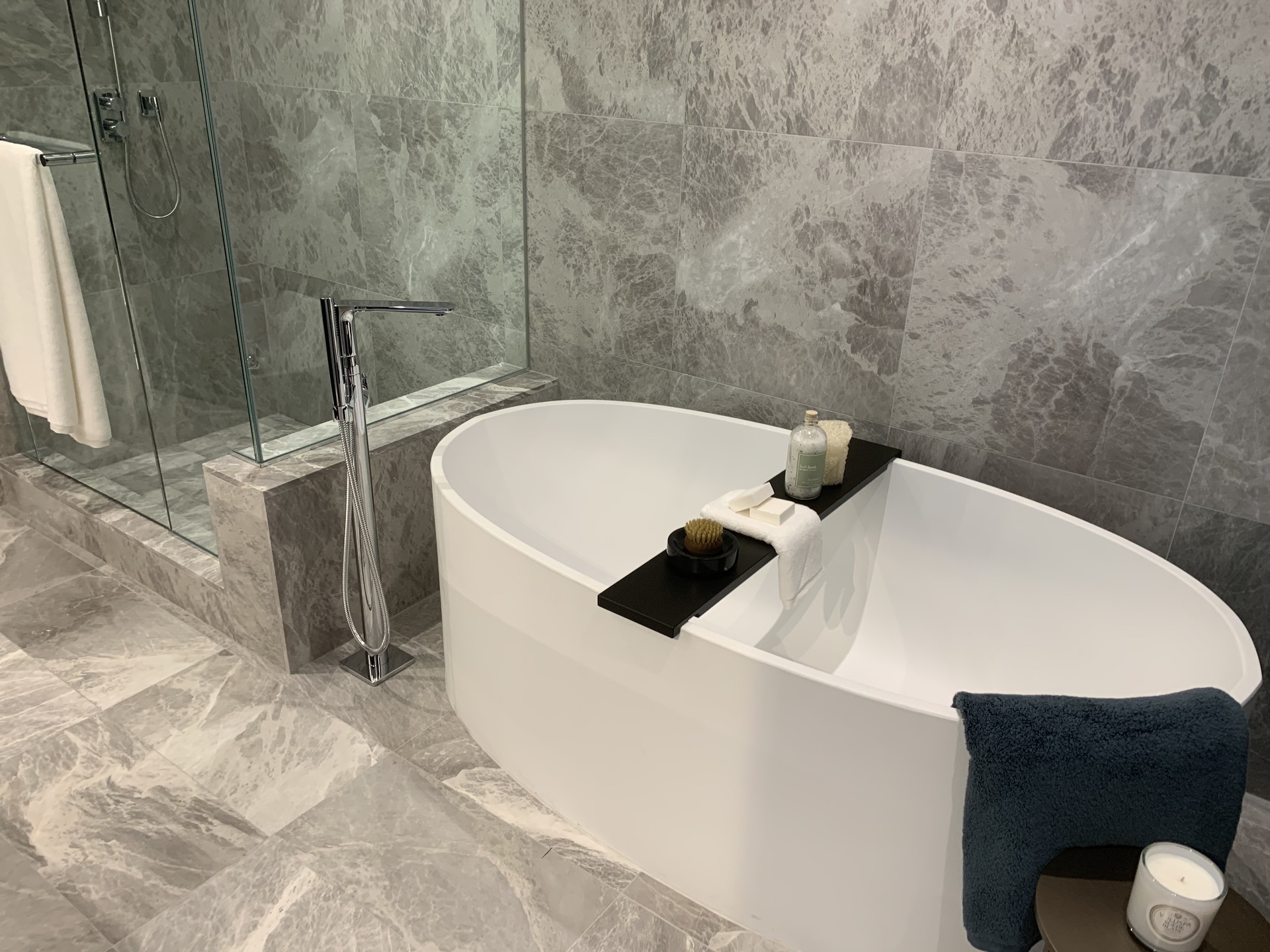 Tesoro ensuite freestanding Wetstyle tub at 1601 Quebec, False Creek, Vancouver West Tesoro ensuite freestanding Wetstyle tub at 1601 Quebec, False Creek, Vancouver West