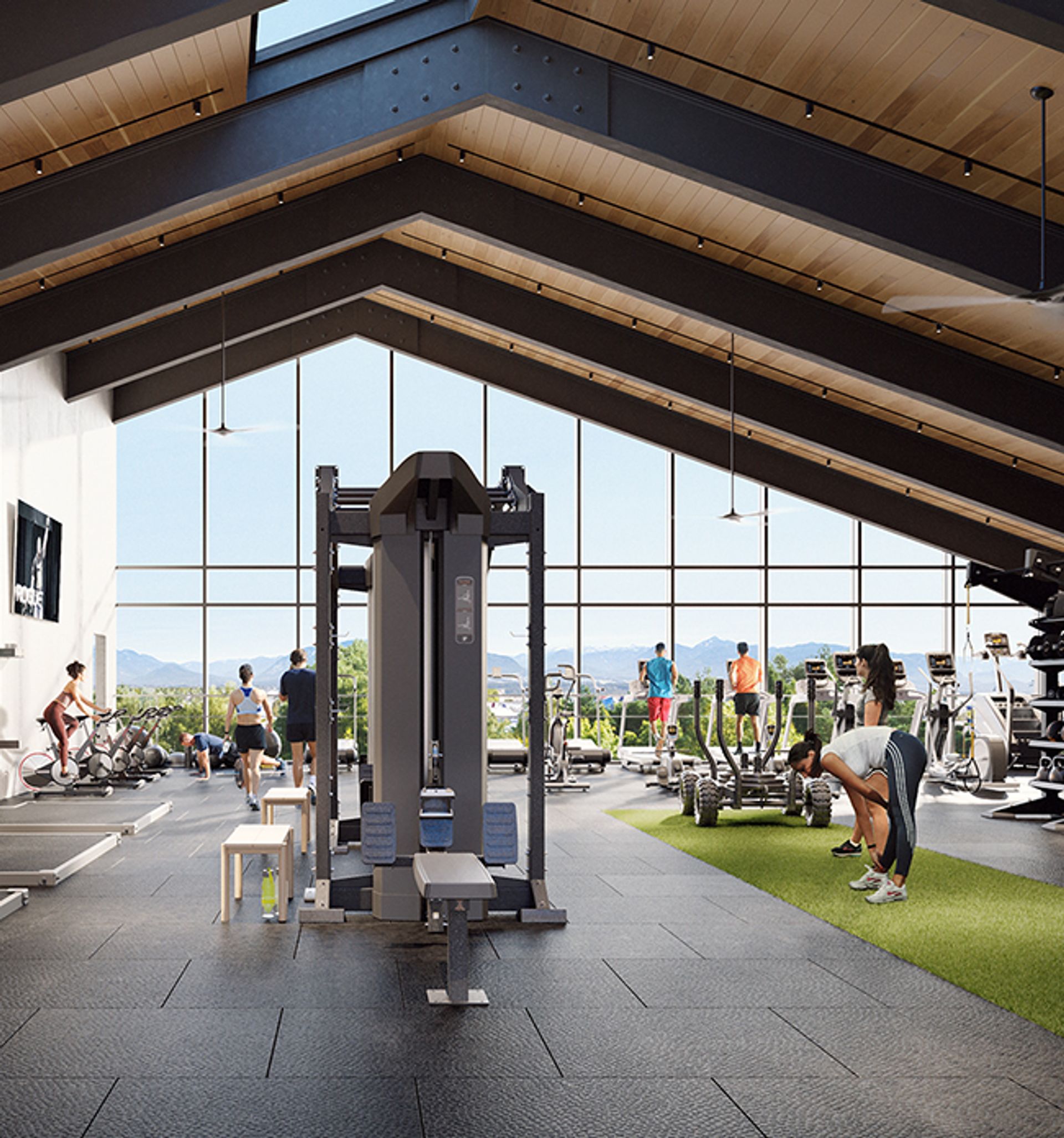 fitness-centre-in-the-clubhouse at 13583 104 Avenue, Surrey Central (Central City), North Surrey fitness-centre-in-the-clubhouse at 13583 104 Avenue, Surrey Central (Central City), North Surrey
