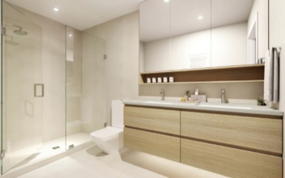 The Hillcrest-'Uptown'-bathroom-light-colour-scheme at The Hillcrest (198 W King Edward Avenue, Cambie, Vancouver West)