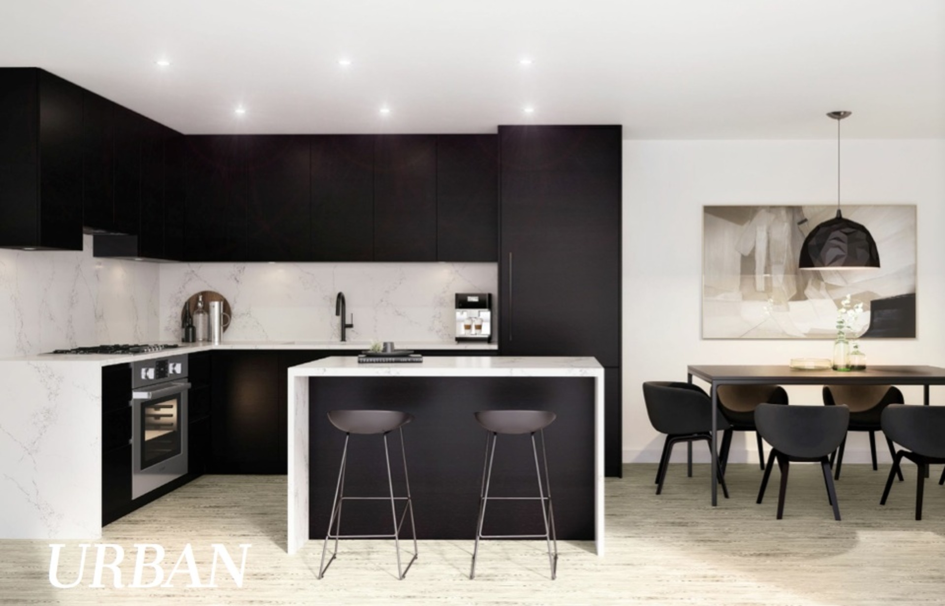 The Hillcrest-'Urban' kitchen-dark colour-scheme at 192 W King Edward Avenue, Cambie, Vancouver West The Hillcrest-'Urban' kitchen-dark colour-scheme at 192 W King Edward Avenue, Cambie, Vancouver West