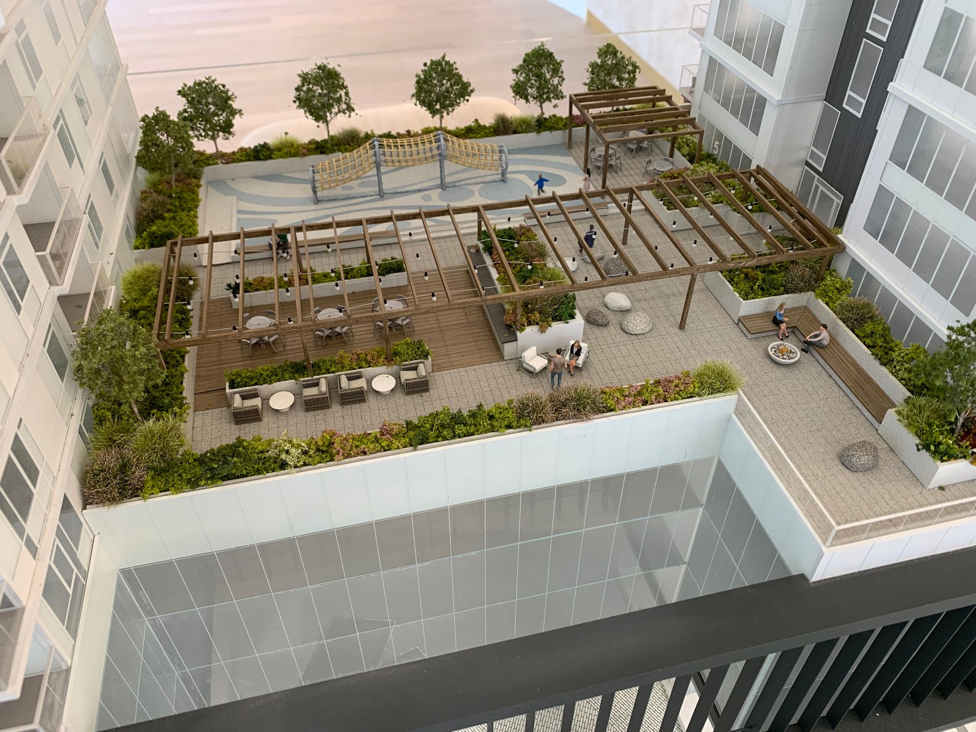 Communal roof deck for residents at 5740 Cambie Street, Cambie, Vancouver West Communal roof deck for residents at 5740 Cambie Street, Cambie, Vancouver West