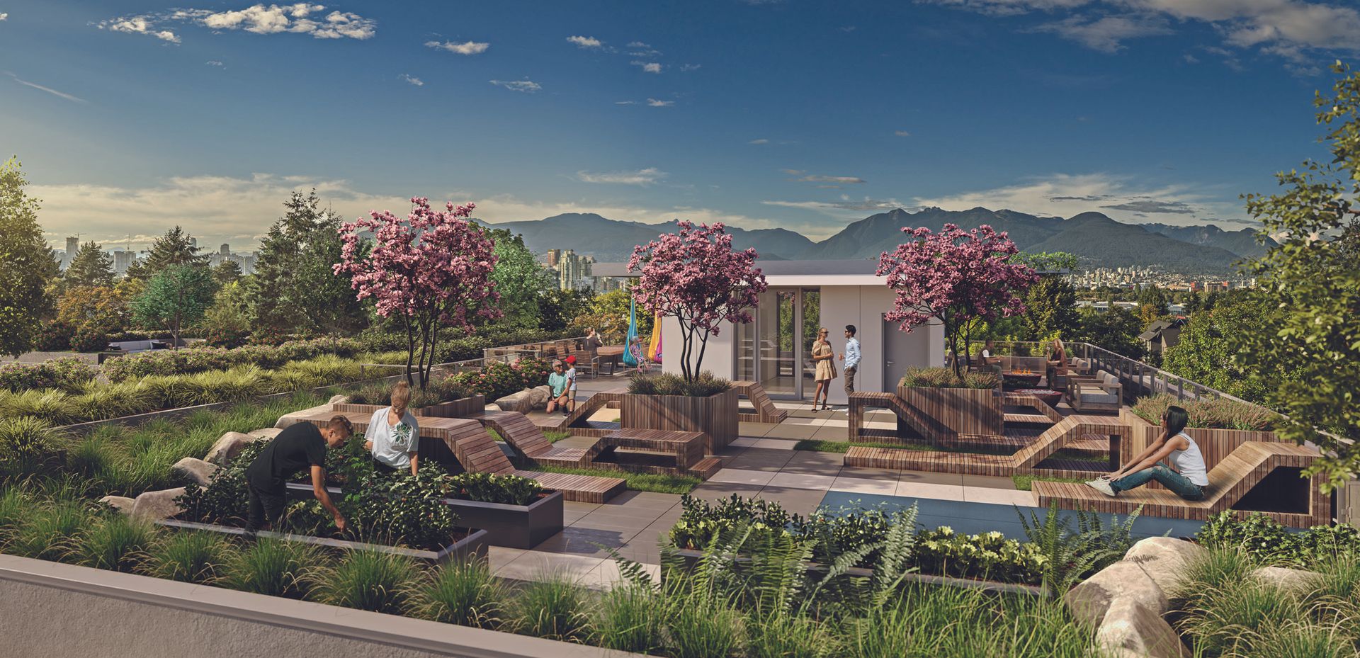 Saint George Roof Top Amenity at 471 E Broadway, Mount Pleasant VE, Vancouver East Saint George Roof Top Amenity at 471 E Broadway, Mount Pleasant VE, Vancouver East