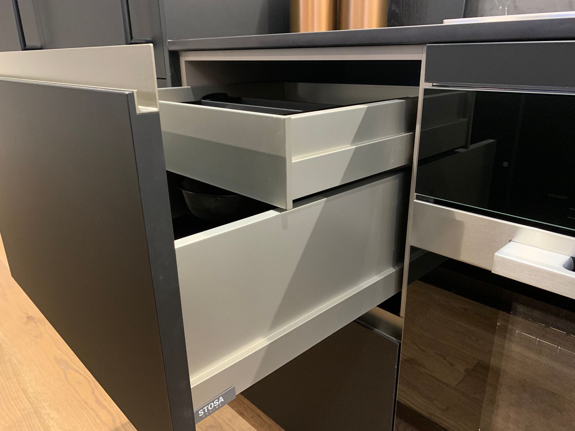 w16 Stosa kitchen cabinetry with inner drawer at 3220 Cambie Street, Cambie, Vancouver West w16 Stosa kitchen cabinetry with inner drawer at 3220 Cambie Street, Cambie, Vancouver West