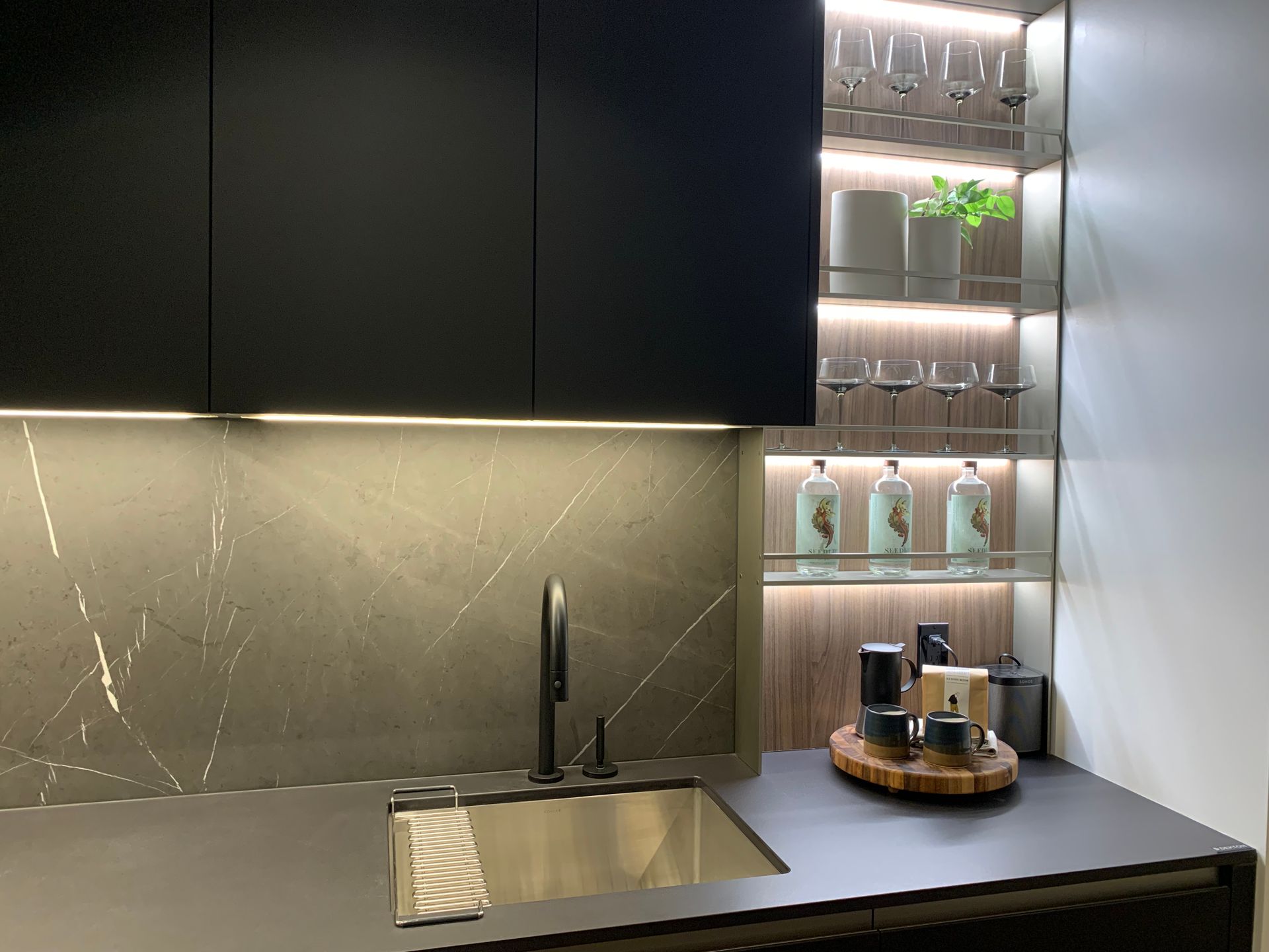 w16 display kitchen with LED shelving at 3220 Cambie Street, Cambie, Vancouver West w16 display kitchen with LED shelving at 3220 Cambie Street, Cambie, Vancouver West