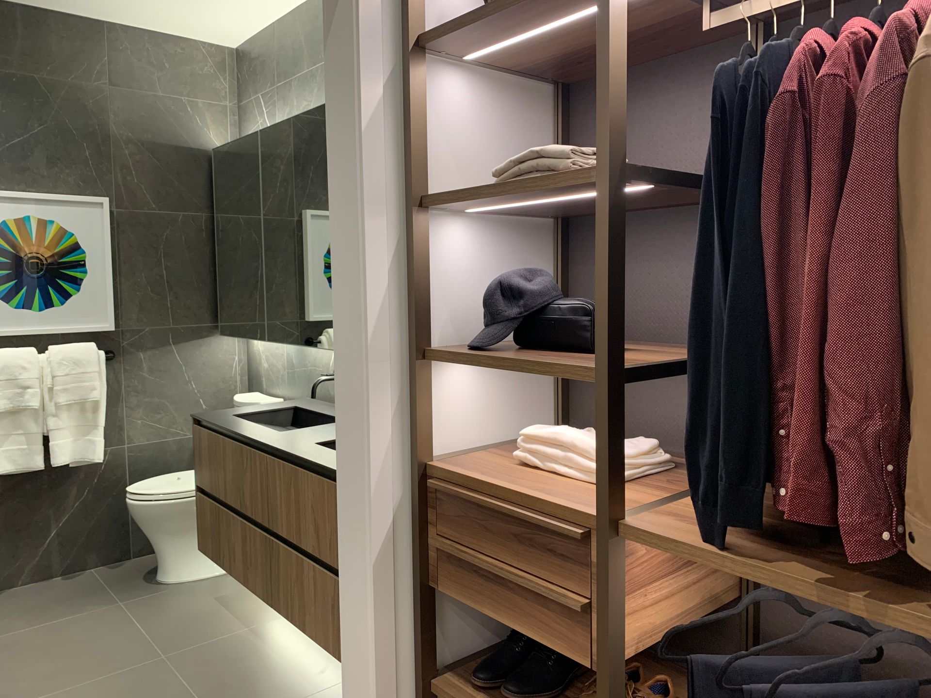 w16 built-in closet in dark scheme at 3220 Cambie Street, Cambie, Vancouver West w16 built-in closet in dark scheme at 3220 Cambie Street, Cambie, Vancouver West