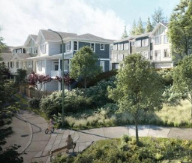 Baycrest West townhomes at Burke Mountain by Woodbridge