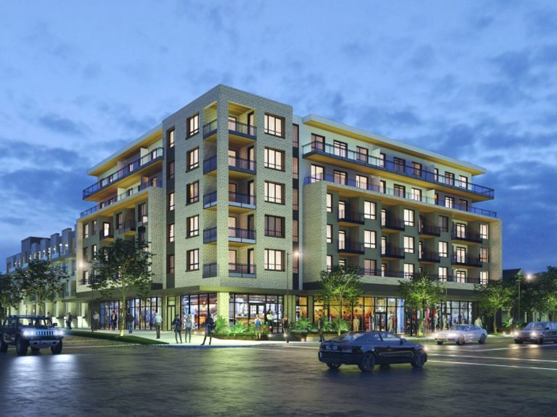 ACE- Artist's night time rendering  at 1680 E 12th Avenue, Grandview Woodland, Vancouver East ACE- Artist's night time rendering  at 1680 E 12th Avenue, Grandview Woodland, Vancouver East