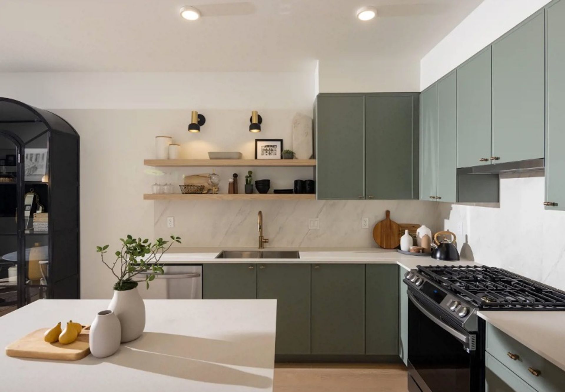 Bastille Sage Green Kitchen  at 209 Lebleu Street, Maillardville, Coquitlam Bastille Sage Green Kitchen  at 209 Lebleu Street, Maillardville, Coquitlam