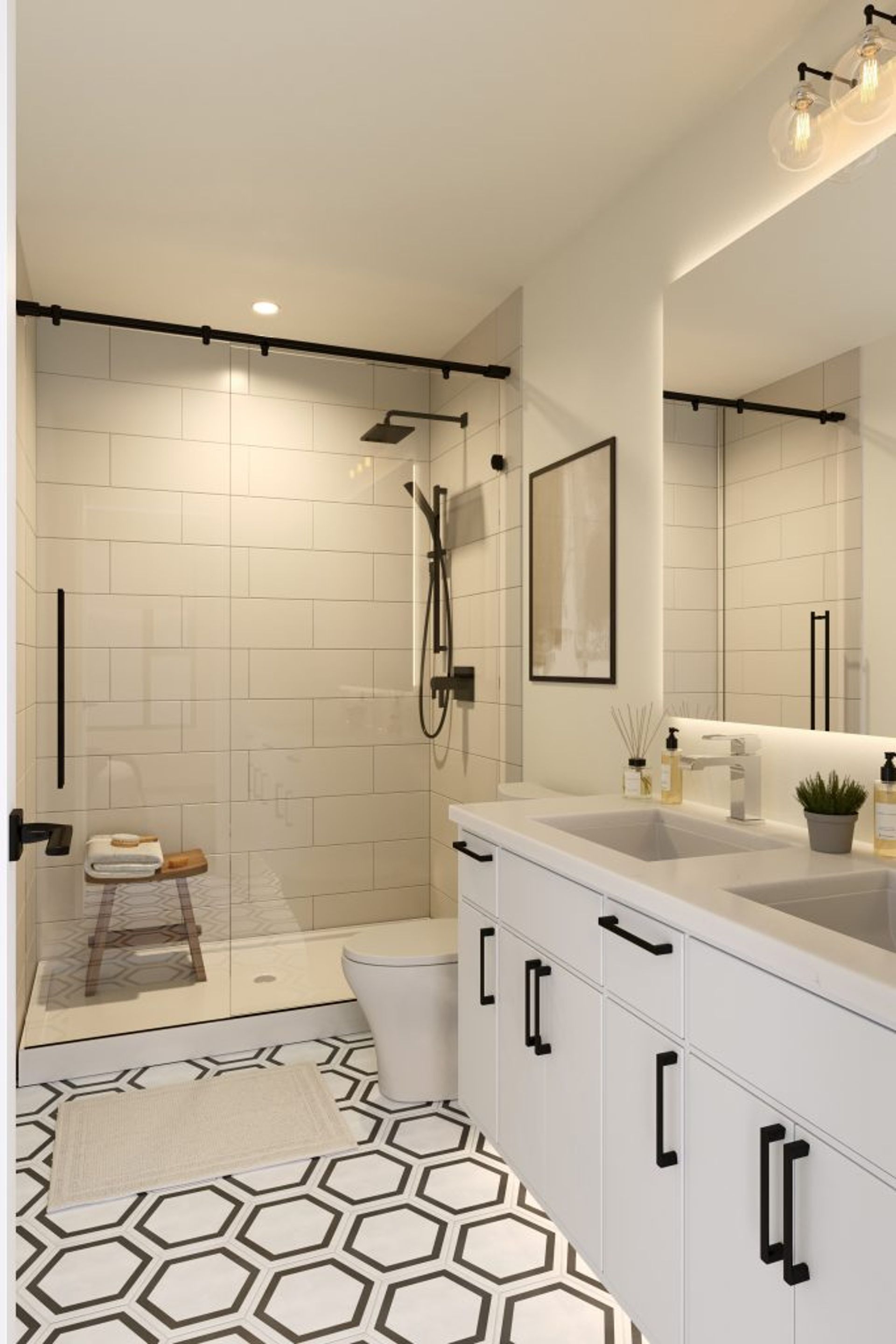 flora-and-fauna-ensuite-bathroom at 20267 72 Avenue, Willoughby Heights, Langley flora-and-fauna-ensuite-bathroom at 20267 72 Avenue, Willoughby Heights, Langley