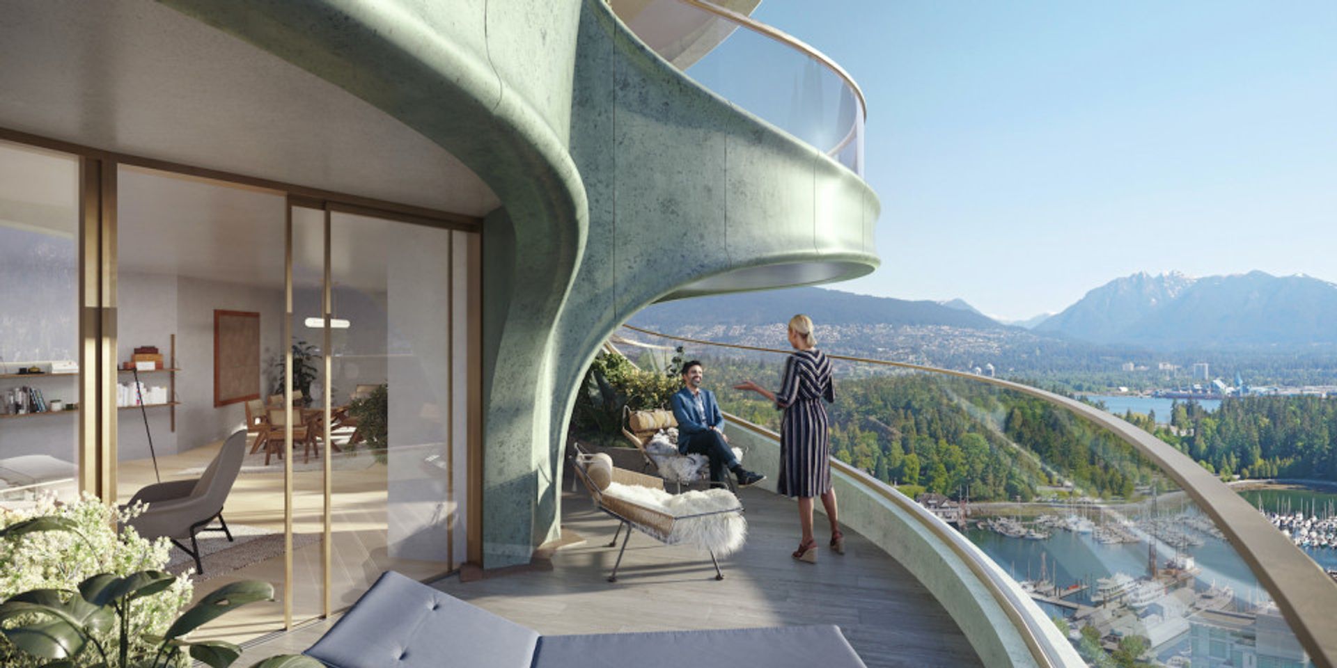 1700 Alberni terrace rendering at 1700 Alberni Street, Vancouver West 1700 Alberni terrace rendering at 1700 Alberni Street, Vancouver West