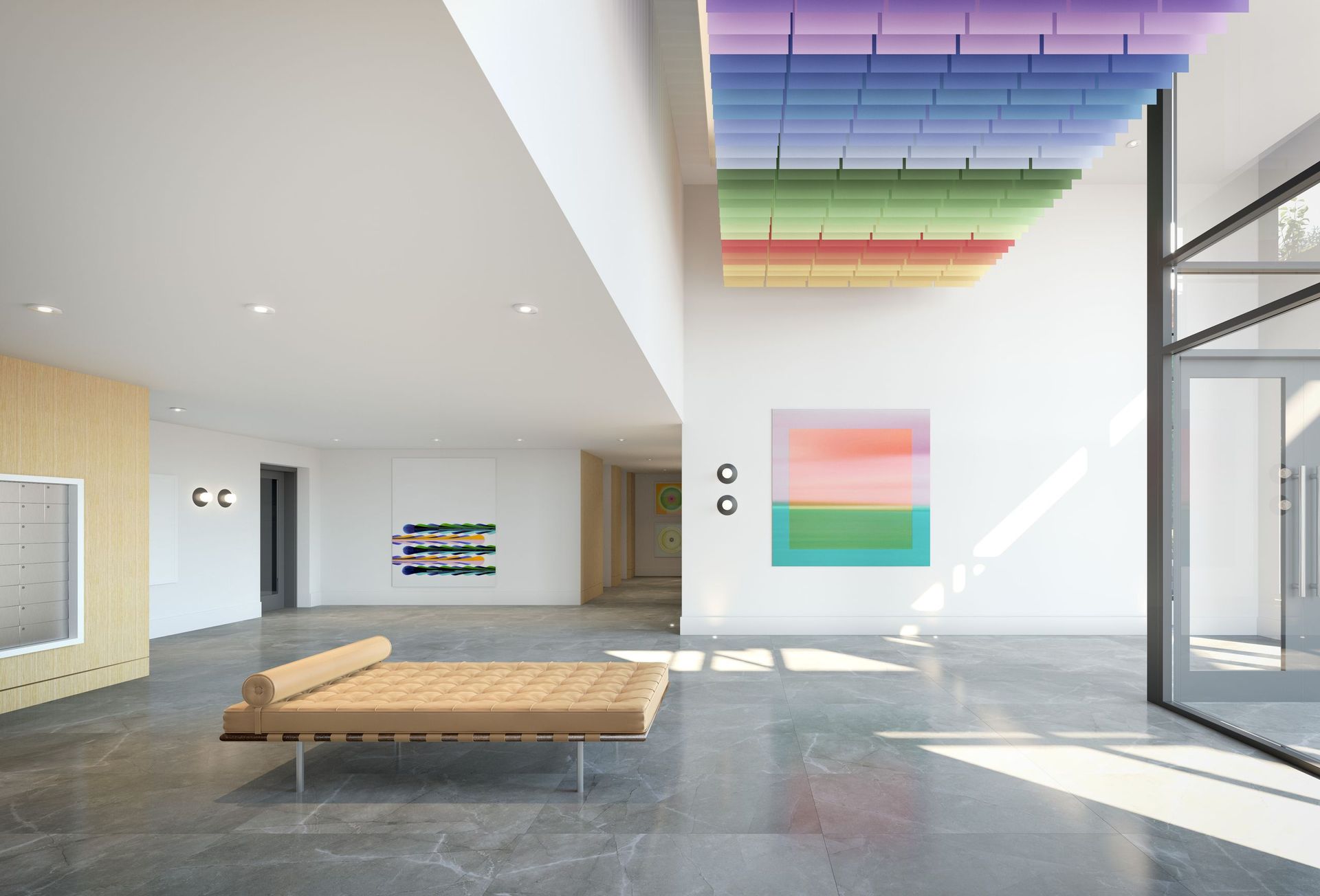 HUE  Colourful Lobby at 125 Albert Street, Port Moody Centre, Port Moody HUE  Colourful Lobby at 125 Albert Street, Port Moody Centre, Port Moody