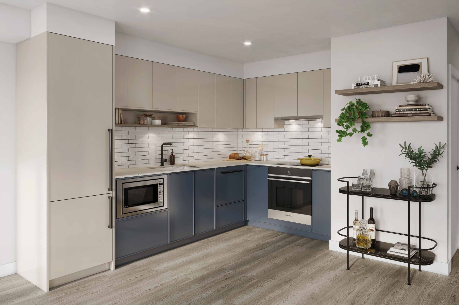 kitchen-blue-scheme at 1969 East 49th Avenue, Victoria VE, Vancouver East kitchen-blue-scheme at 1969 East 49th Avenue, Victoria VE, Vancouver East