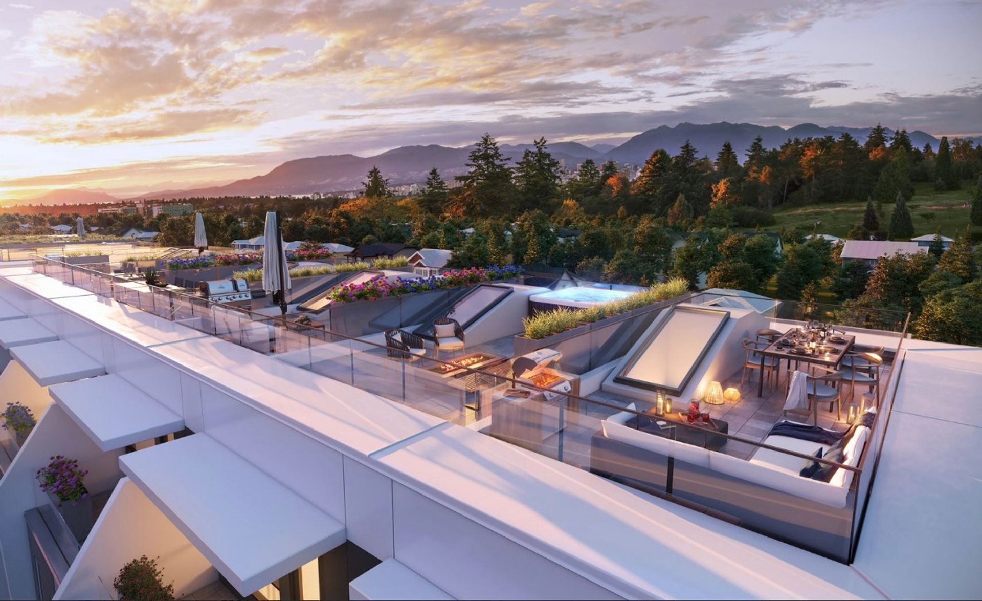 oak-haus-private-roof-top-deck-rendering at 133 W 41st Avenue, Oakridge VW, Vancouver West oak-haus-private-roof-top-deck-rendering at 133 W 41st Avenue, Oakridge VW, Vancouver West
