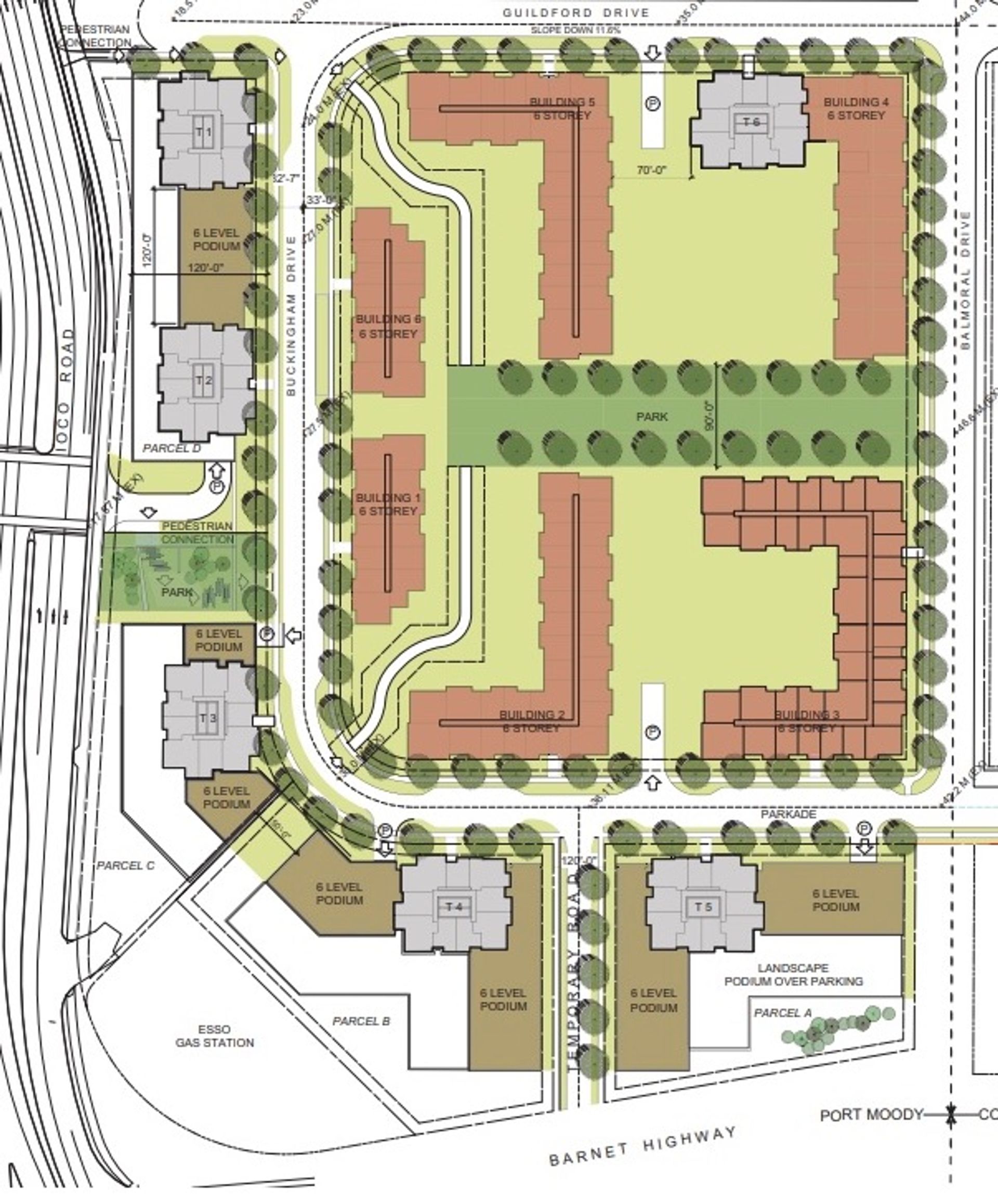 Inlet District Site Plan at  Buckingham Drive And Guildford Drive, Ioco, Port Moody Inlet District Site Plan at  Buckingham Drive And Guildford Drive, Ioco, Port Moody