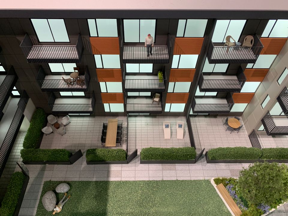 earl courtyard east facade at Earl (5026 Earles Street, Collingwood VE, Vancouver East)