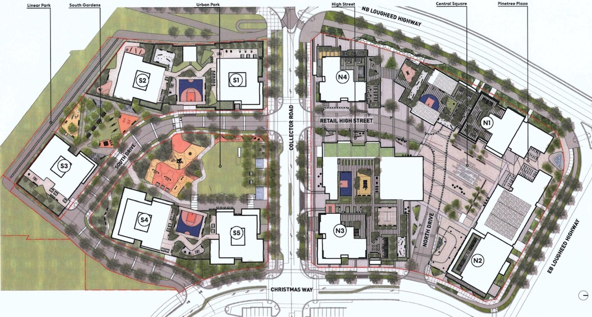 tricity-central-site-plan at 2950 Lougheed Highway, Central Coquitlam, Coquitlam tricity-central-site-plan at 2950 Lougheed Highway, Central Coquitlam, Coquitlam