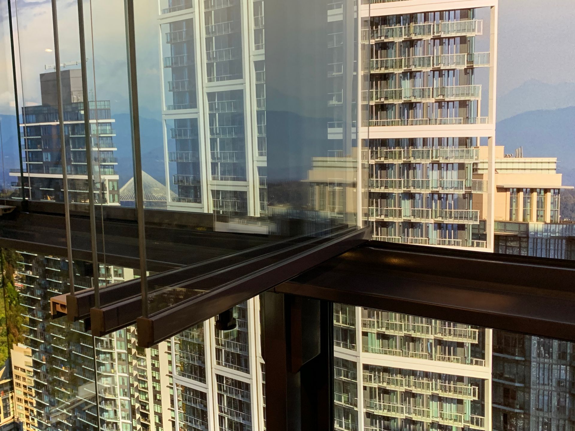solhouse retractable glass on balcony at 6031 Wilson Avenue, Metrotown, Burnaby South solhouse retractable glass on balcony at 6031 Wilson Avenue, Metrotown, Burnaby South