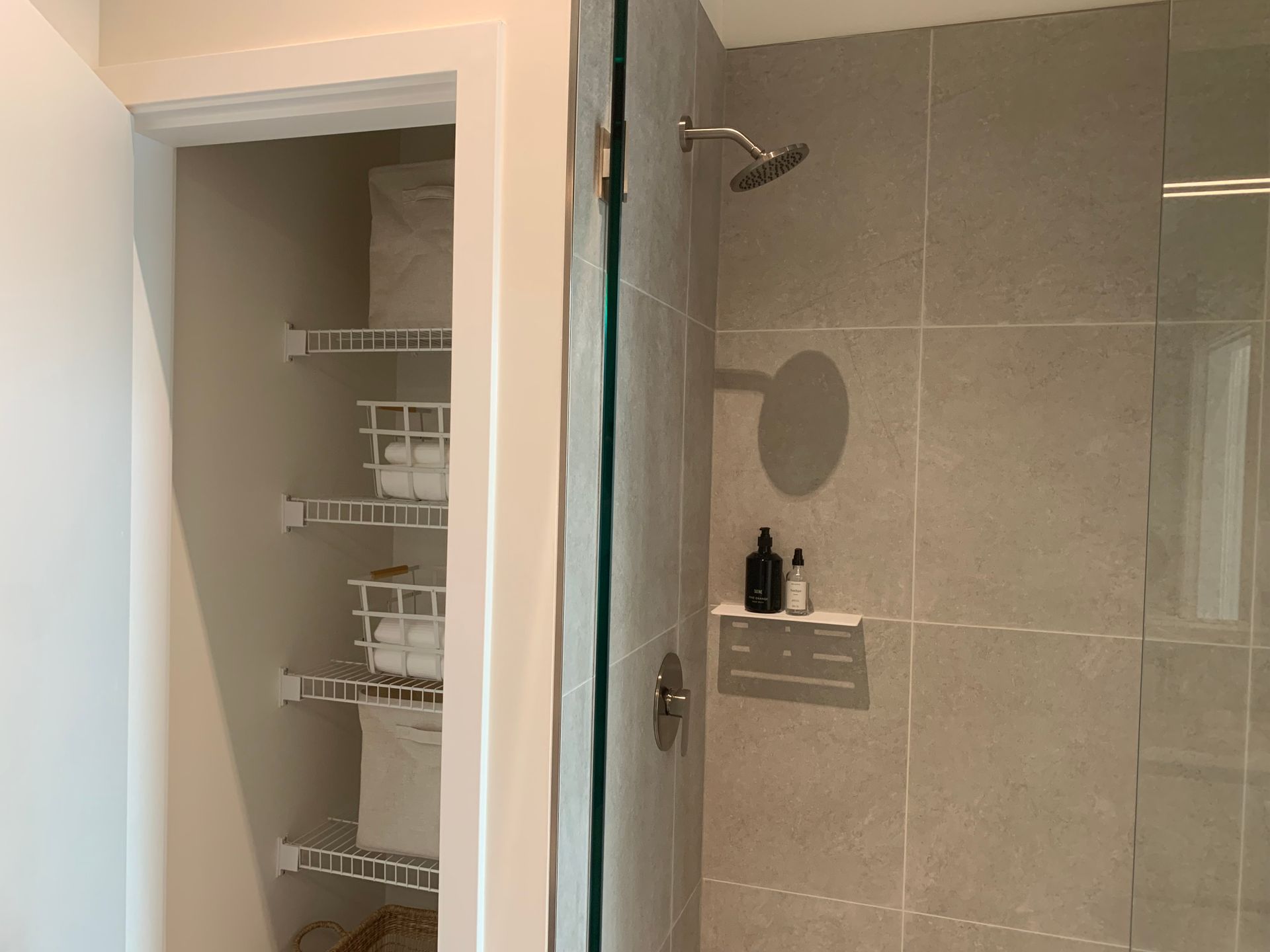Soenhaus - ensuite linen closet at 710 Como Lake Avenue, Coquitlam West, Coquitlam Soenhaus - ensuite linen closet at 710 Como Lake Avenue, Coquitlam West, Coquitlam