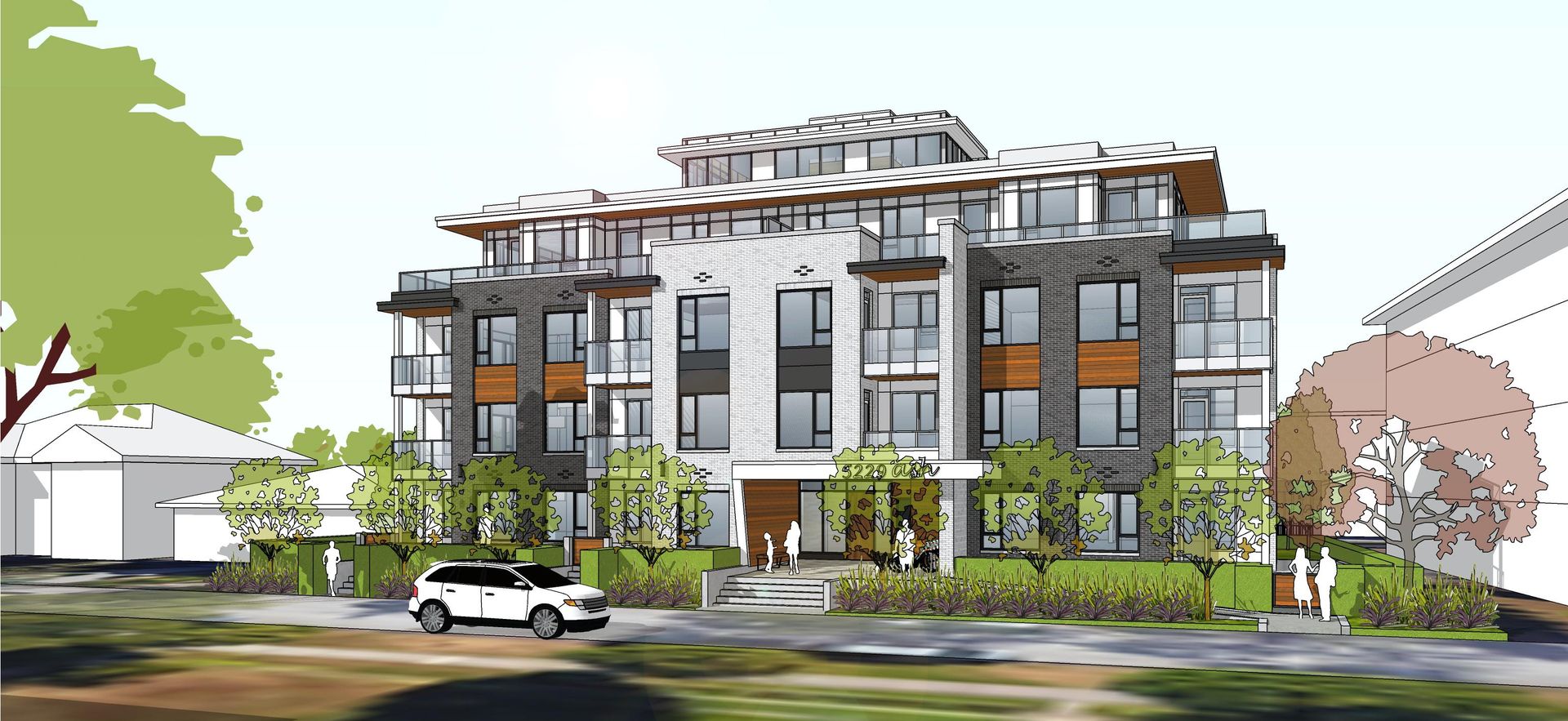 5229-5249-ash-street-scape at 5229 Ash Street, Cambie, Vancouver West 5229-5249-ash-street-scape at 5229 Ash Street, Cambie, Vancouver West