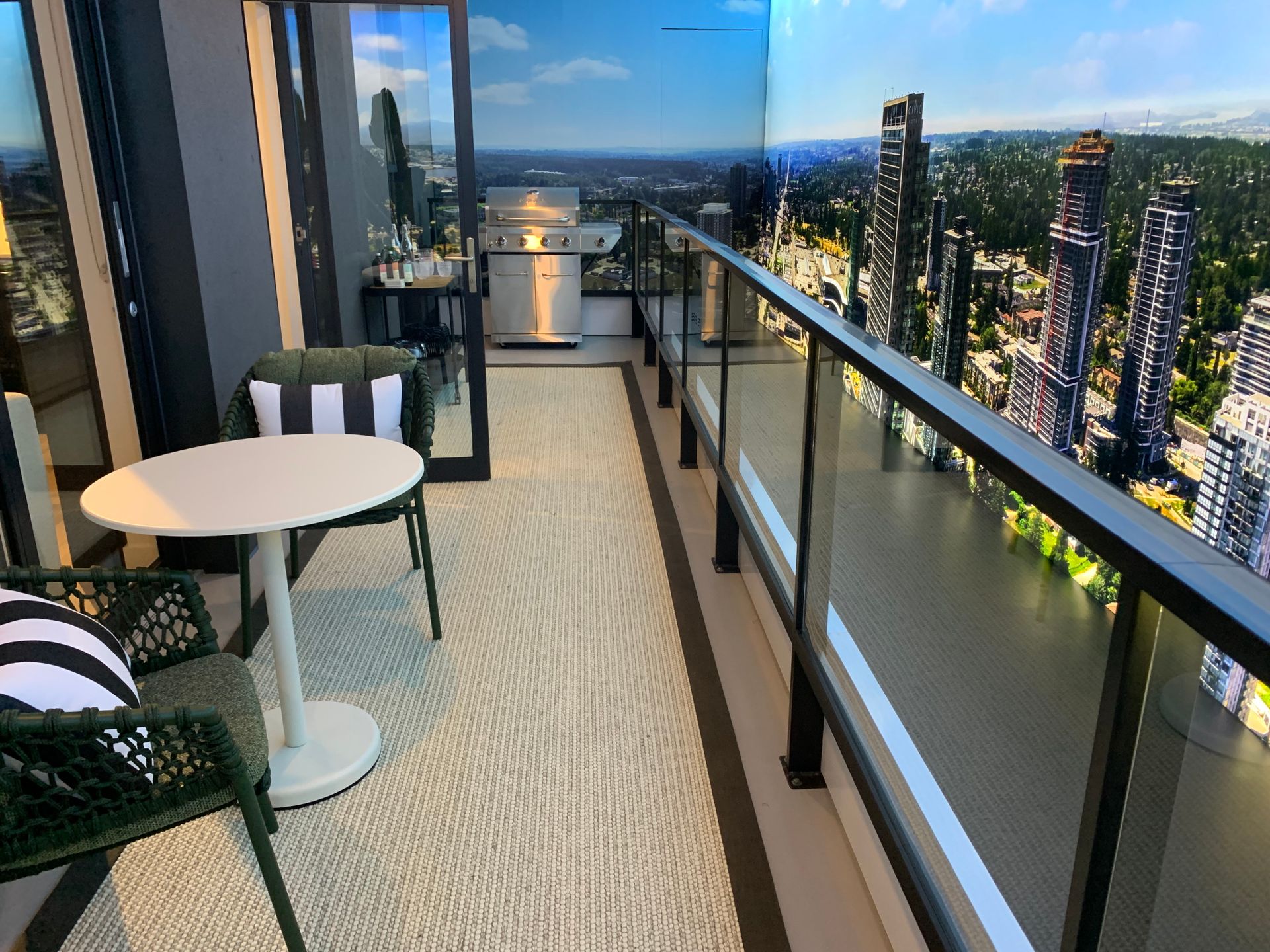 Intersect 2 bed display balcony no 2 at 10460 City Parkway, Surrey Central (Central City), North Surrey Intersect 2 bed display balcony no 2 at 10460 City Parkway, Surrey Central (Central City), North Surrey