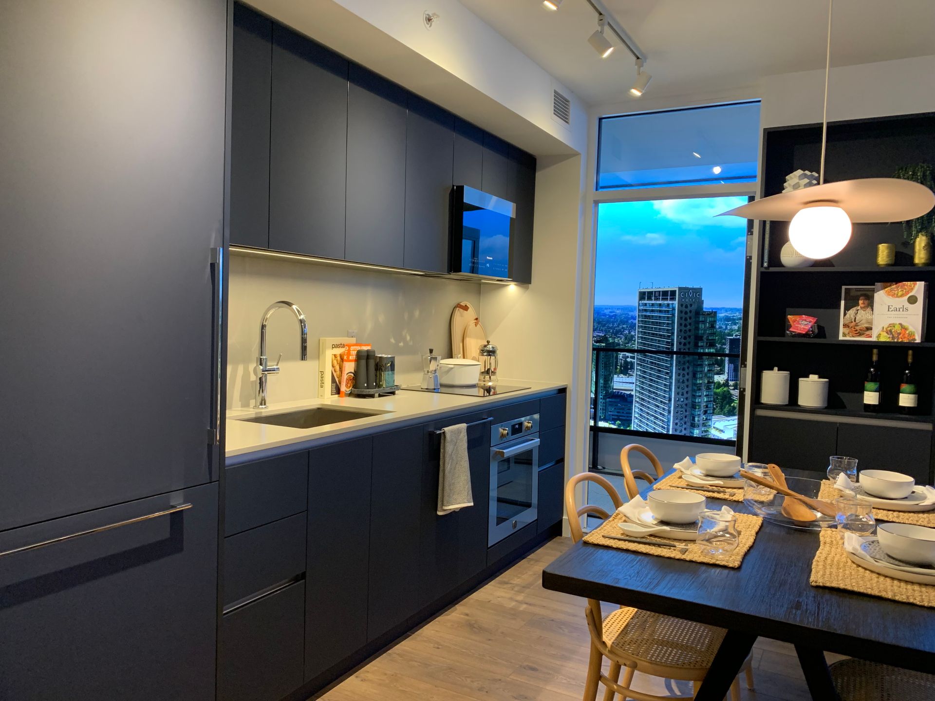 Intersect kitchen display at 10460 City Parkway, Surrey Central (Central City), North Surrey Intersect kitchen display at 10460 City Parkway, Surrey Central (Central City), North Surrey