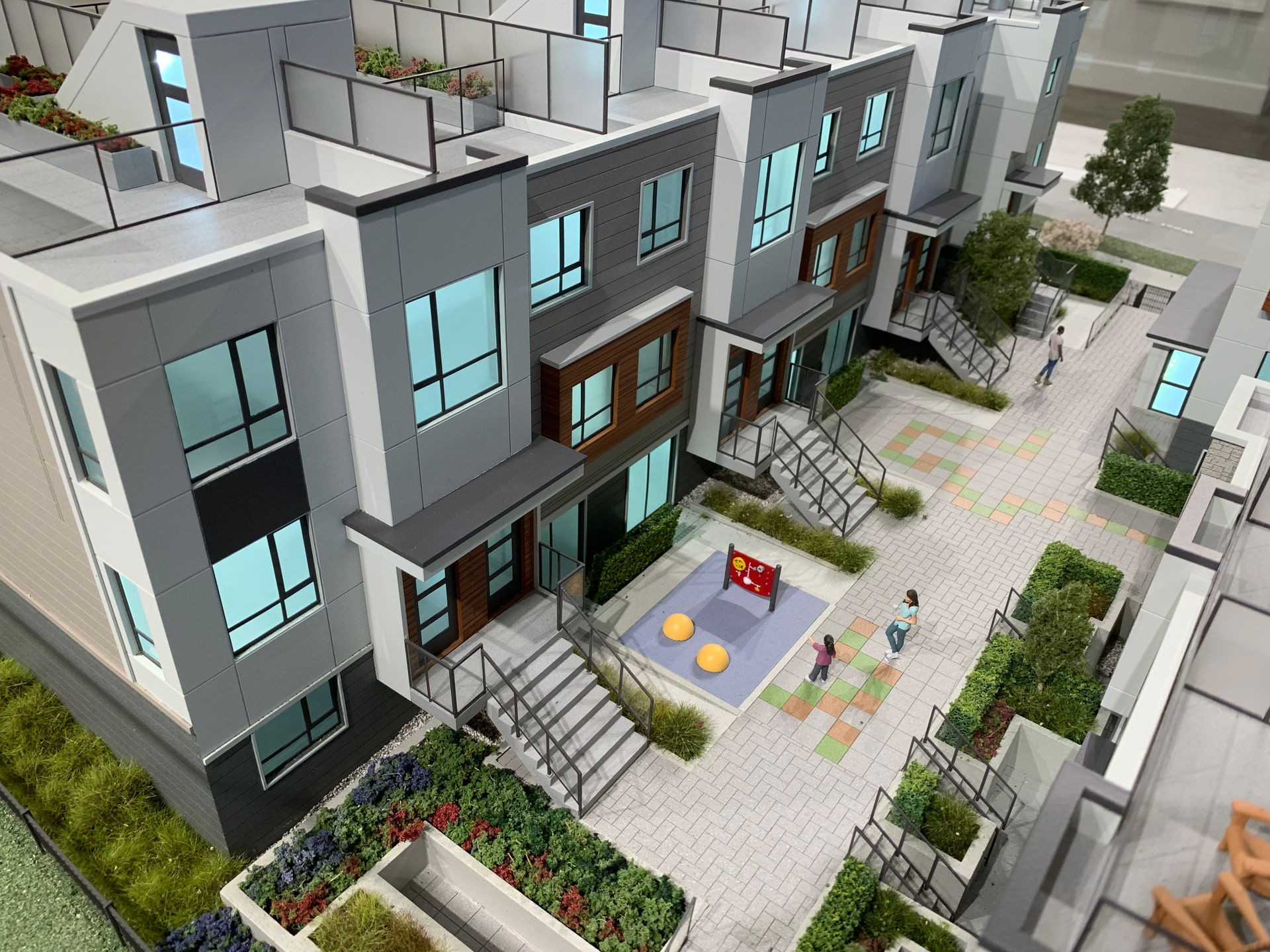 Willow Walk courtyard at  Willow Street, Oakridge VW, Vancouver West Willow Walk courtyard at  Willow Street, Oakridge VW, Vancouver West