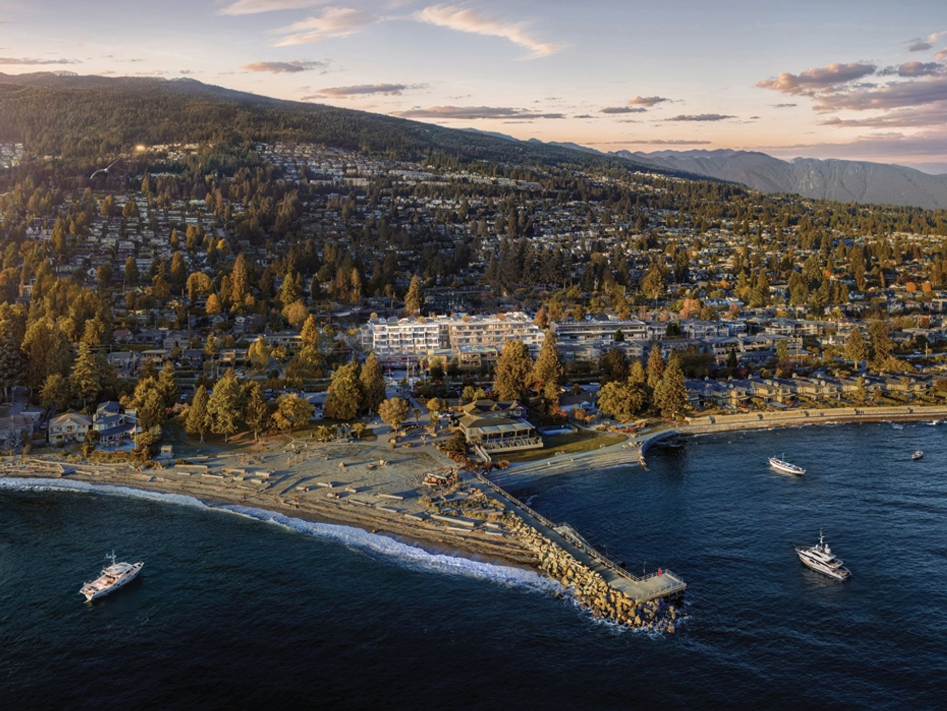 Pierwell aerial location at 2452 Marine Drive, Dundarave, West Vancouver Pierwell aerial location at 2452 Marine Drive, Dundarave, West Vancouver