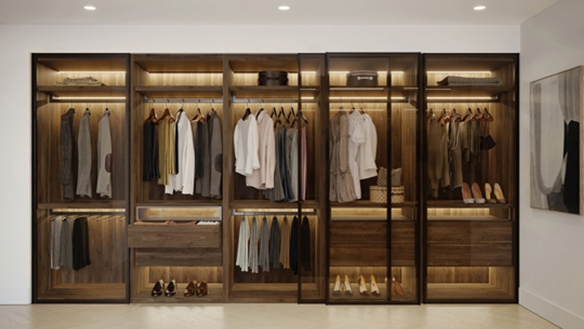 Pierwell built-in closets at 2452 Marine Drive, Dundarave, West Vancouver Pierwell built-in closets at 2452 Marine Drive, Dundarave, West Vancouver