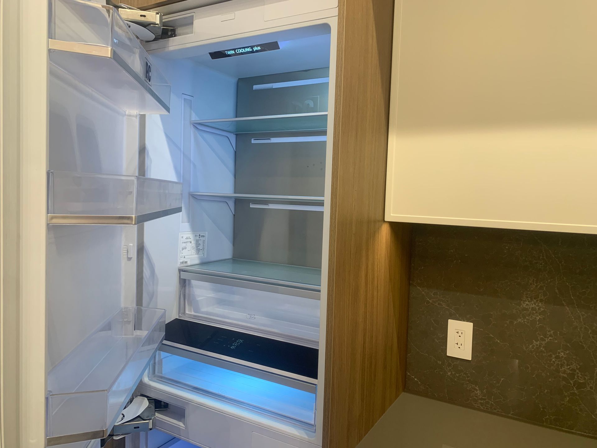 Chapter Porter & Charles built in fridge at 58-78 Kong Court, Coquitlam Chapter Porter & Charles built in fridge at 58-78 Kong Court, Coquitlam