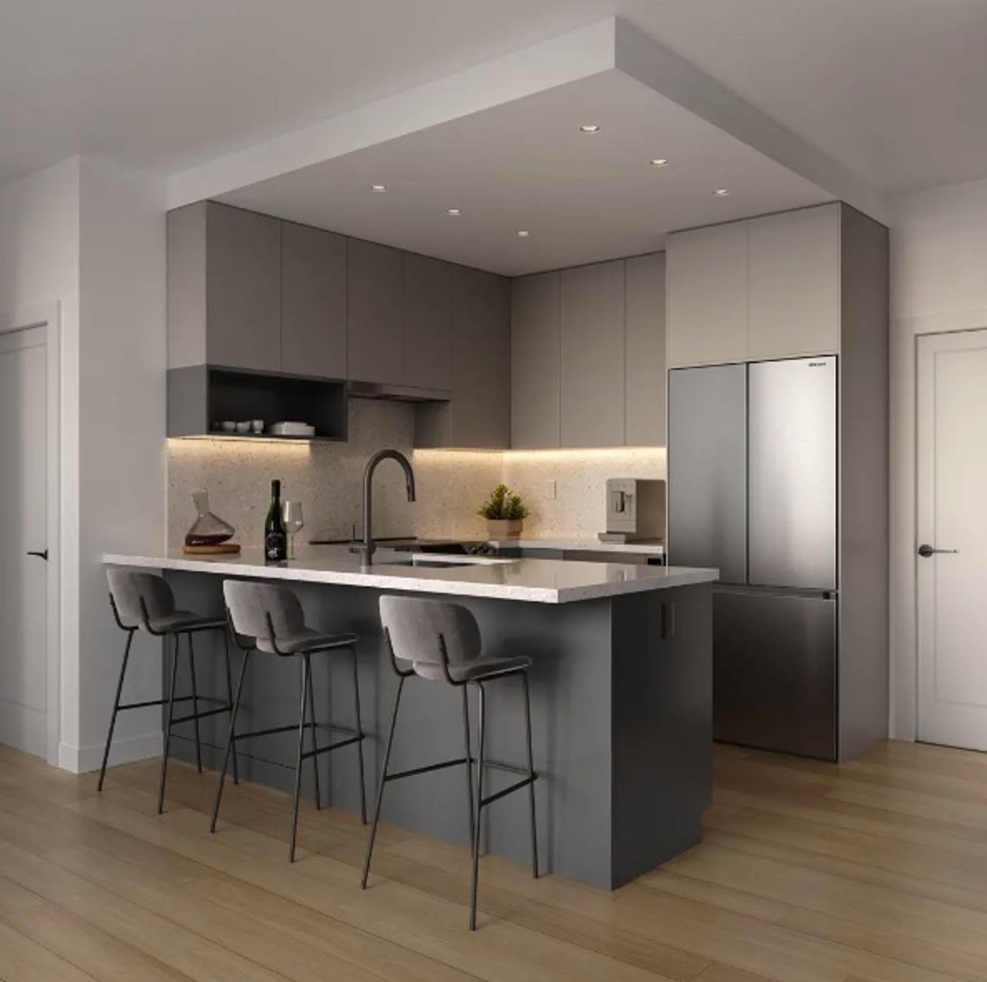 azure-grove-kitchen-rendering-dark at 20117 84 Avenue, Willoughby Heights, Langley azure-grove-kitchen-rendering-dark at 20117 84 Avenue, Willoughby Heights, Langley