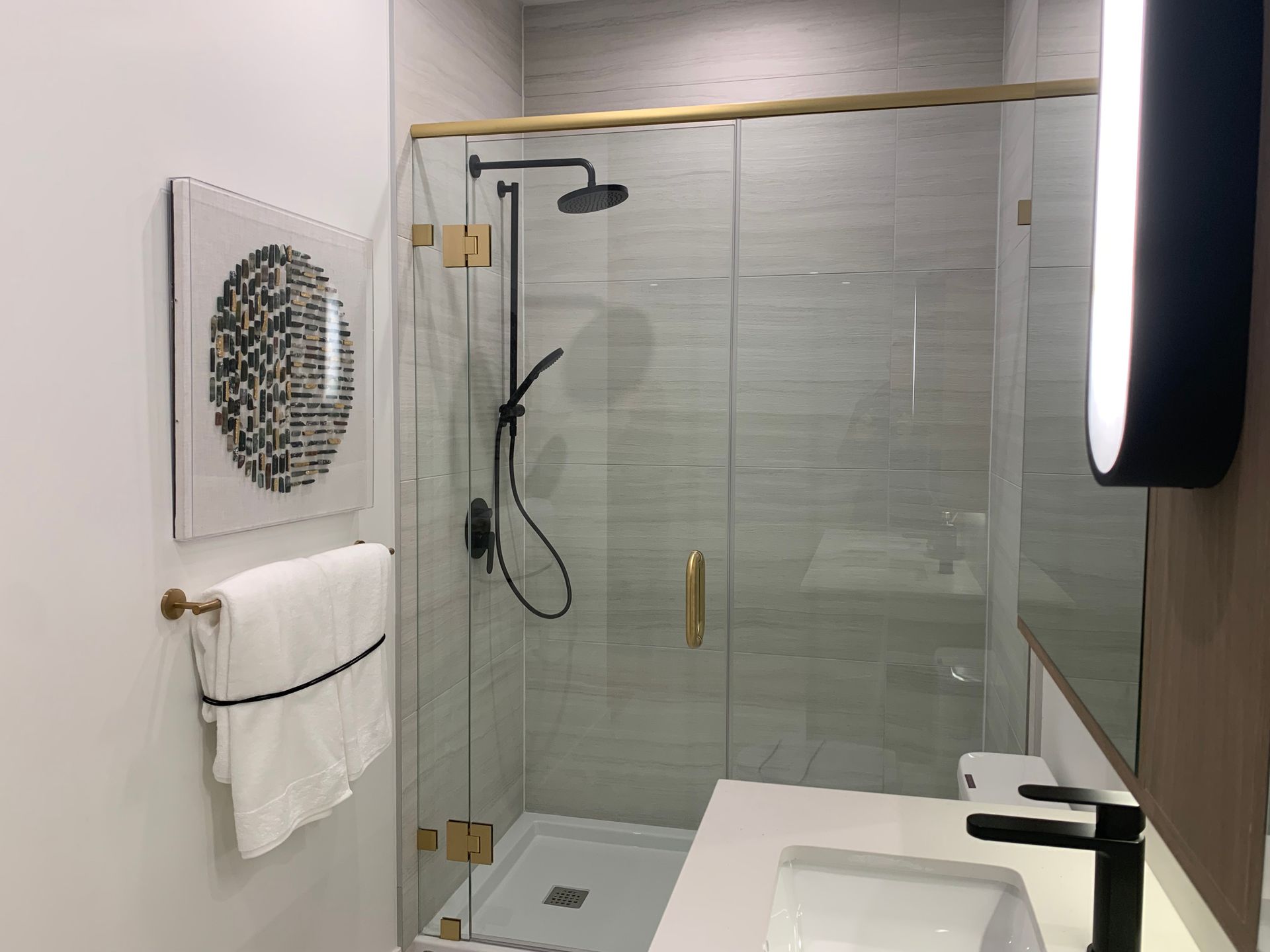harriswood ensuite shower at 611 Harrison Avenue, Coquitlam West, Coquitlam harriswood ensuite shower at 611 Harrison Avenue, Coquitlam West, Coquitlam