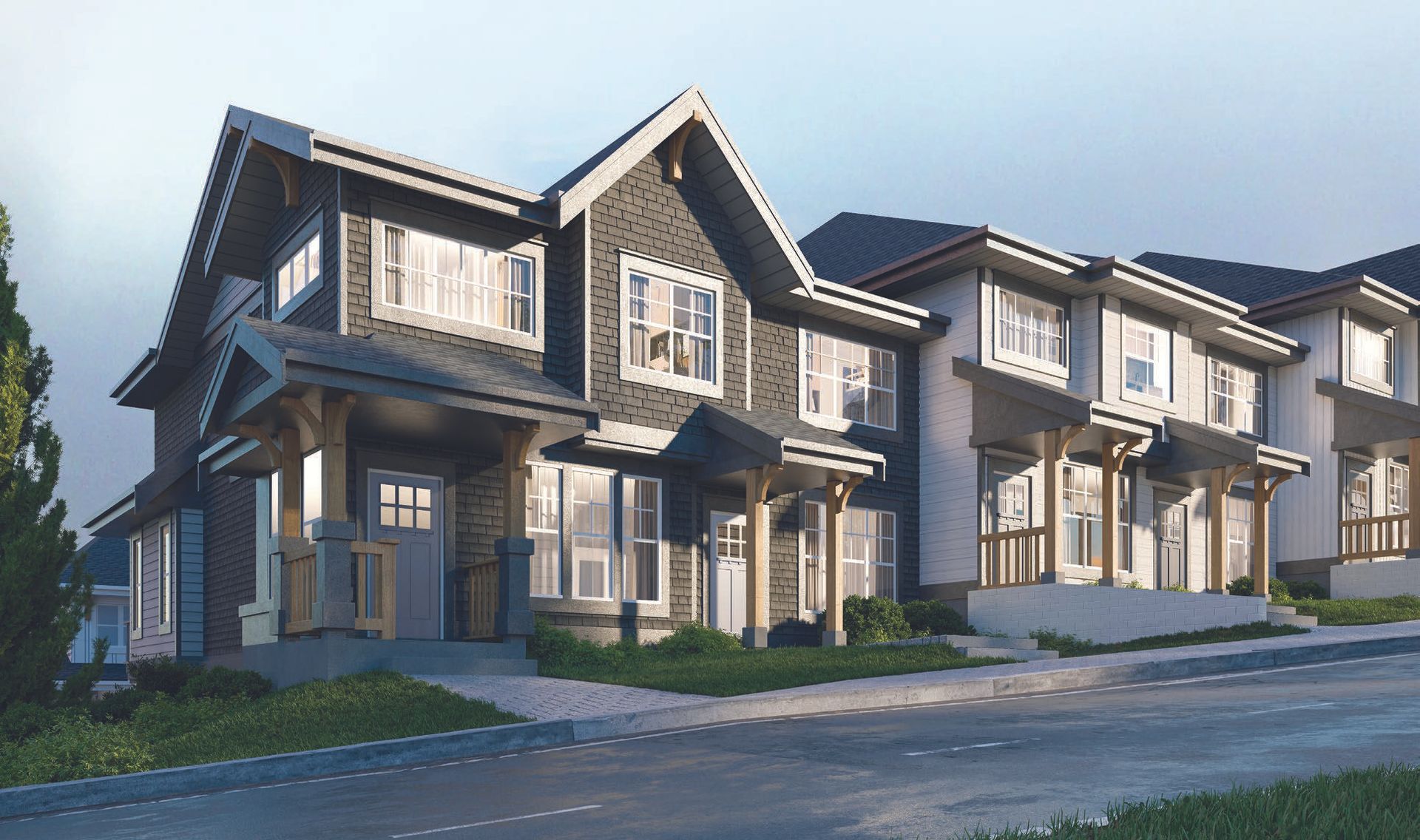Queenston Burke Mountain Townhouses at 3421 Queenston Avenue, Burke Mountain, Coquitlam Queenston Burke Mountain Townhouses at 3421 Queenston Avenue, Burke Mountain, Coquitlam