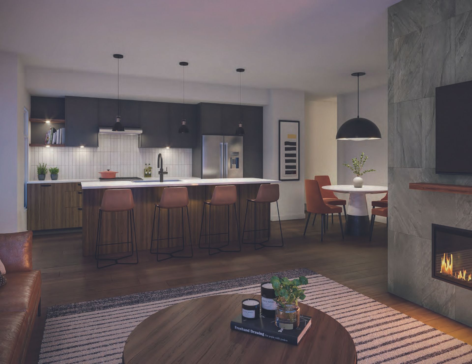 Kitchen and Living Room  at 20164 81a Avenue, Willoughby Heights, Langley Kitchen and Living Room  at 20164 81a Avenue, Willoughby Heights, Langley