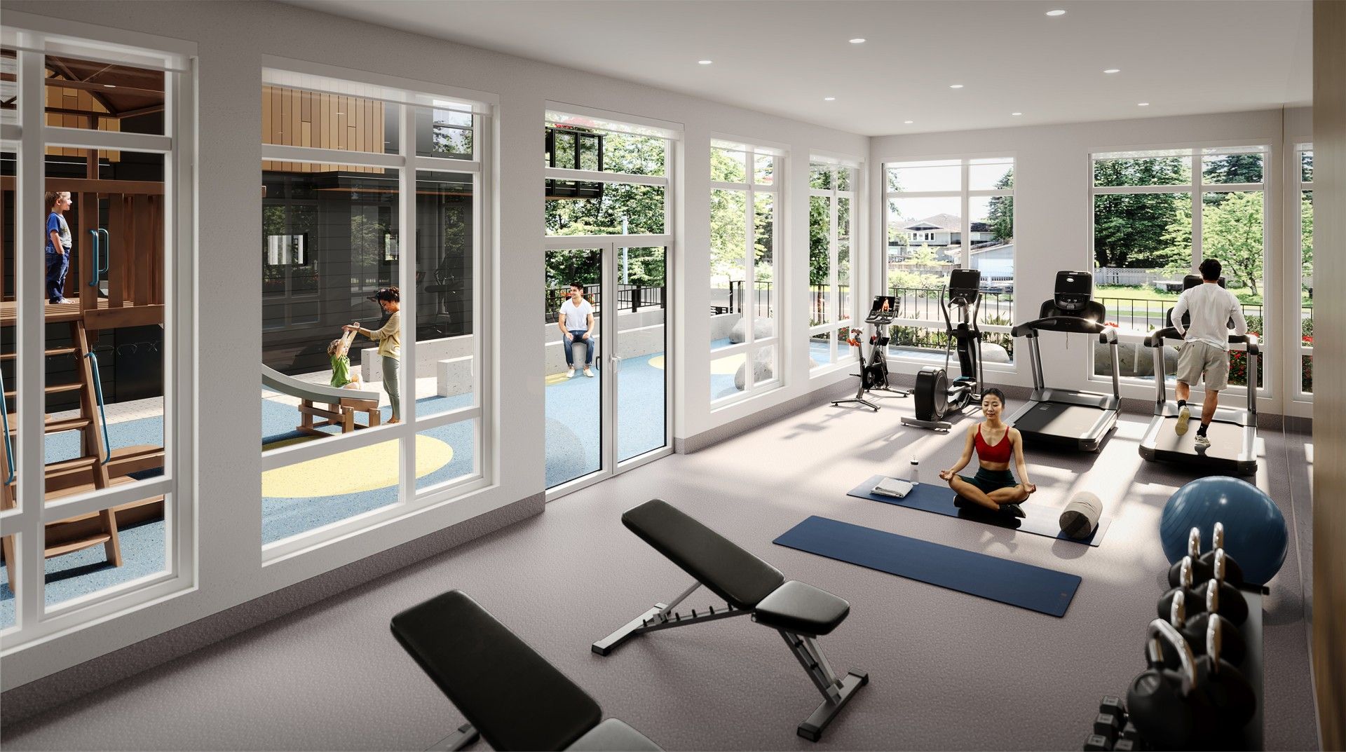 gym at 624 Thompson Avenue, Coquitlam West, Coquitlam gym at 624 Thompson Avenue, Coquitlam West, Coquitlam
