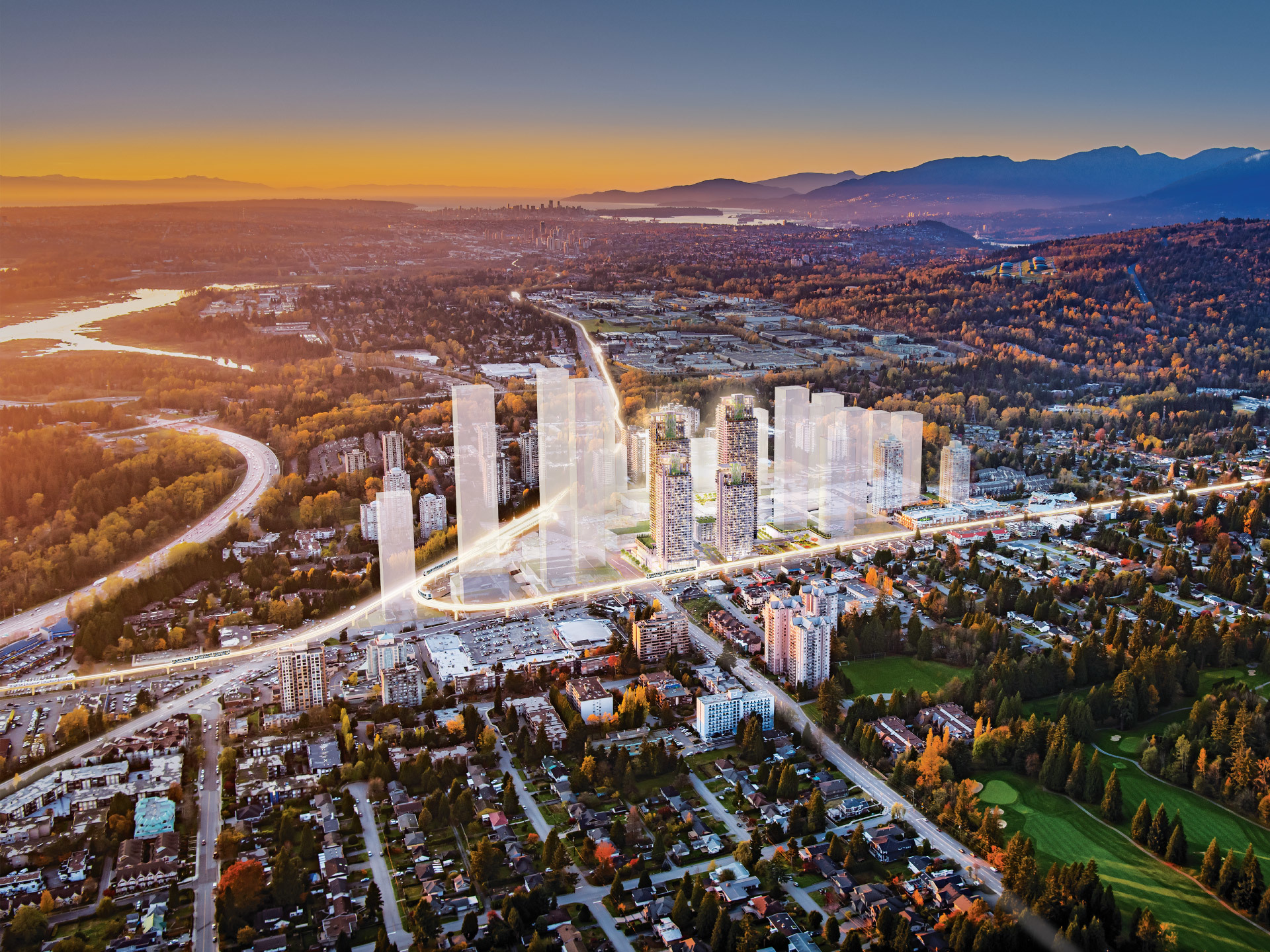 City of Lougheed Development at 9850 Austin Road, Sullivan Heights, Burnaby North City of Lougheed Development at 9850 Austin Road, Sullivan Heights, Burnaby North