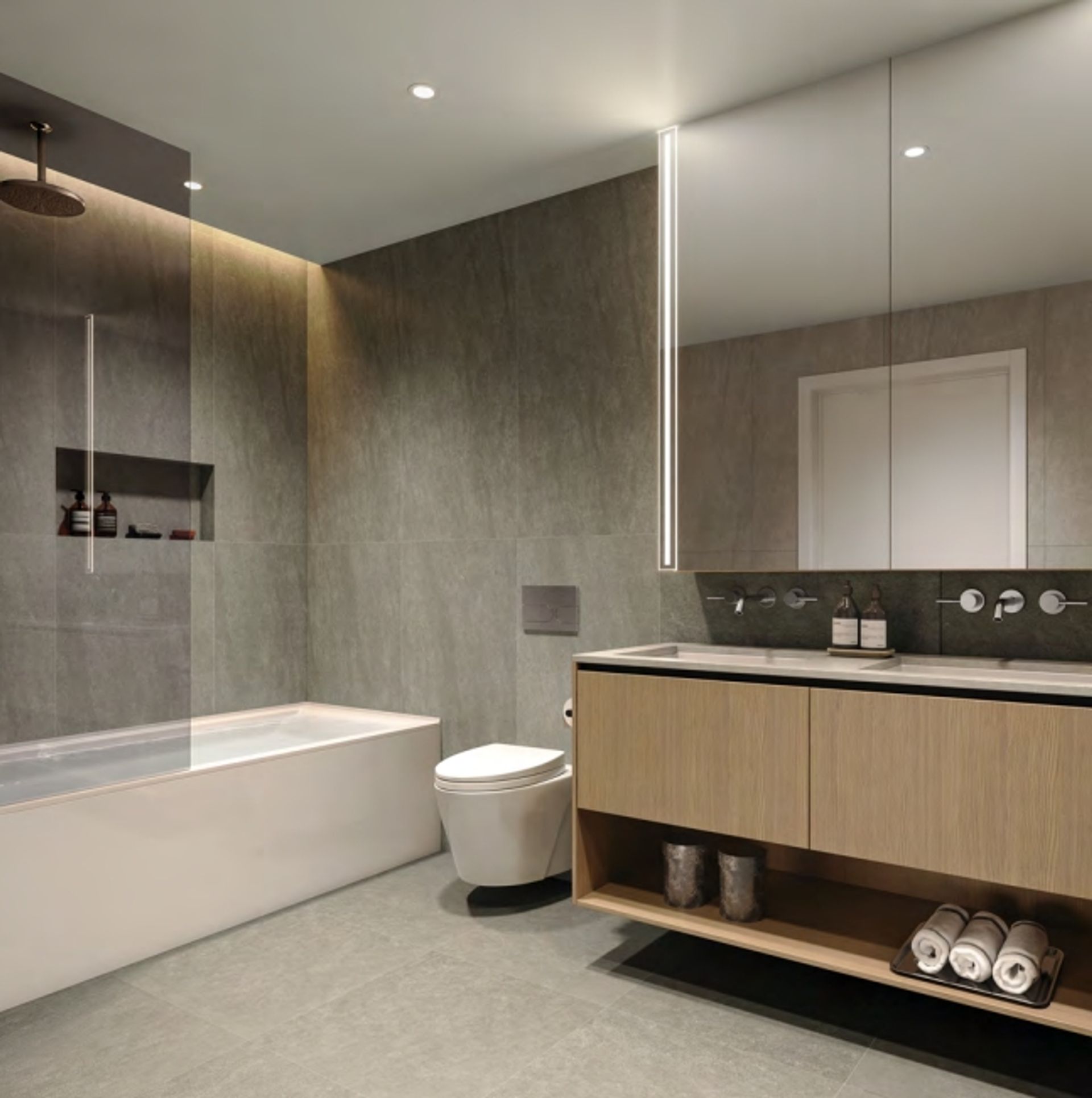 Monogram ensuite at 1177 Burrard Street, Downtown VW, Vancouver West Monogram ensuite at 1177 Burrard Street, Downtown VW, Vancouver West