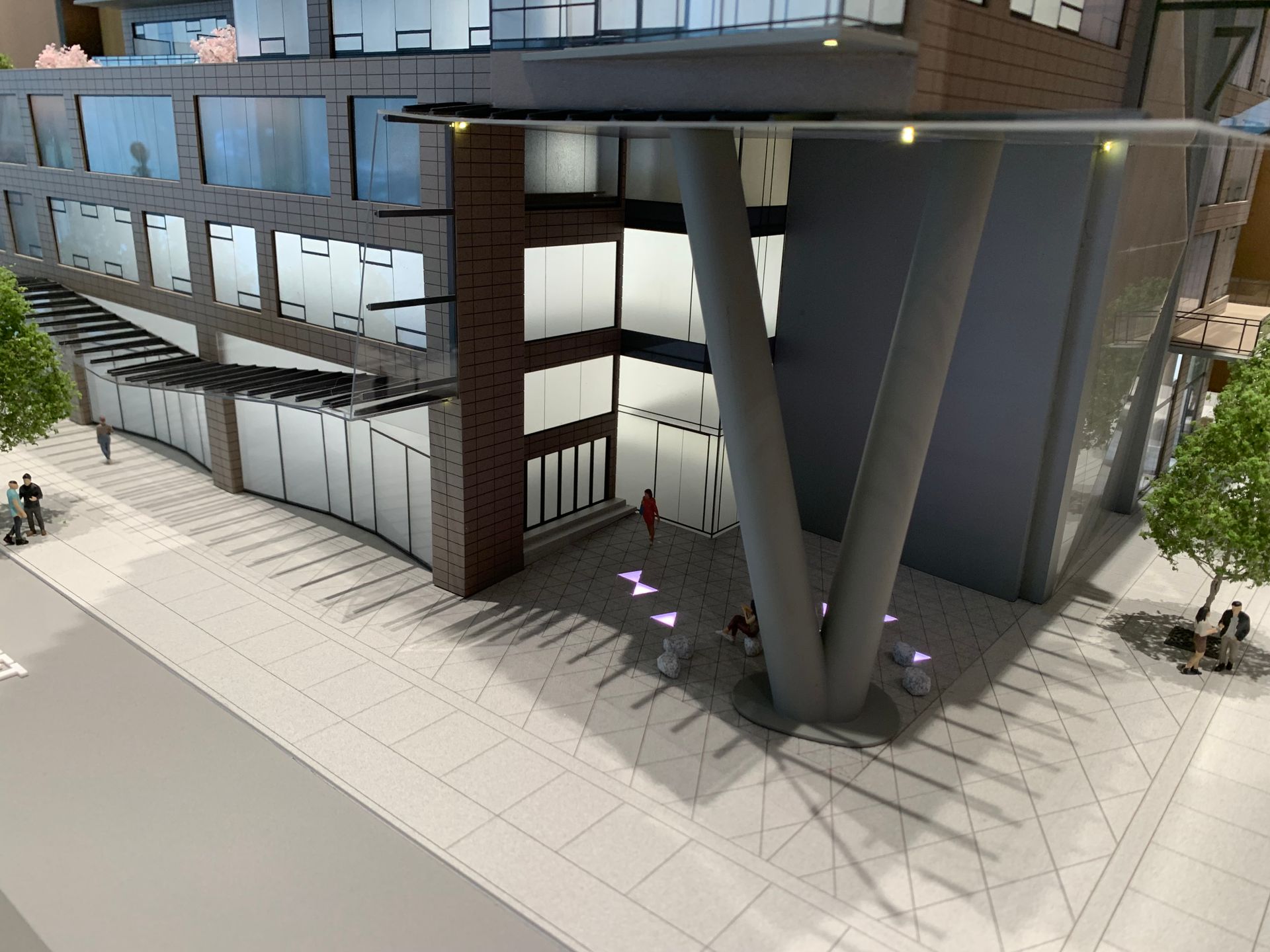 monogram-lobby-entrance-on-se-corner at 1177 Burrard Street, Downtown VW, Vancouver West monogram-lobby-entrance-on-se-corner at 1177 Burrard Street, Downtown VW, Vancouver West