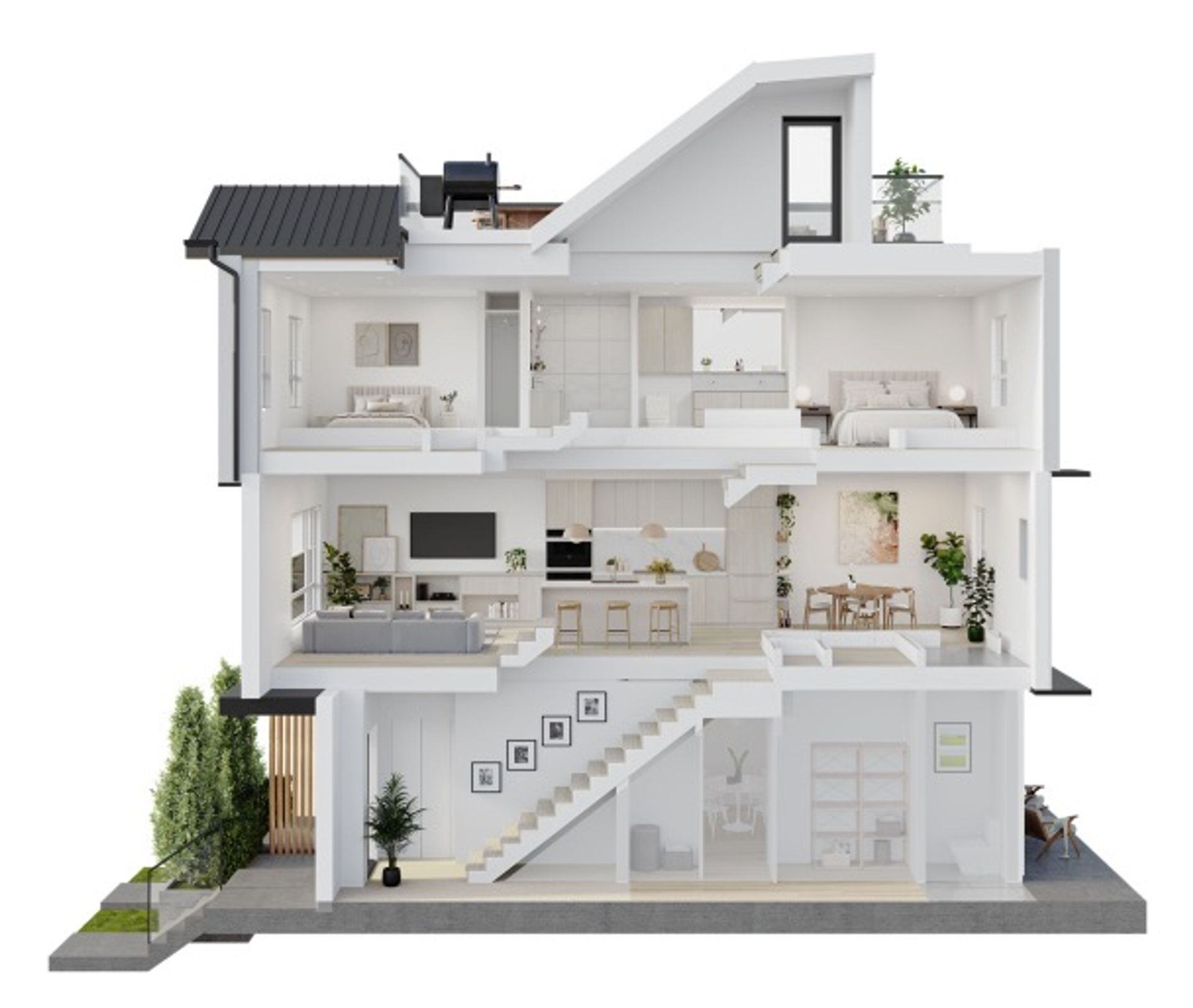 lotus-dollhouse-rendering at 4825 Laurel Street, South Cambie, Vancouver West lotus-dollhouse-rendering at 4825 Laurel Street, South Cambie, Vancouver West