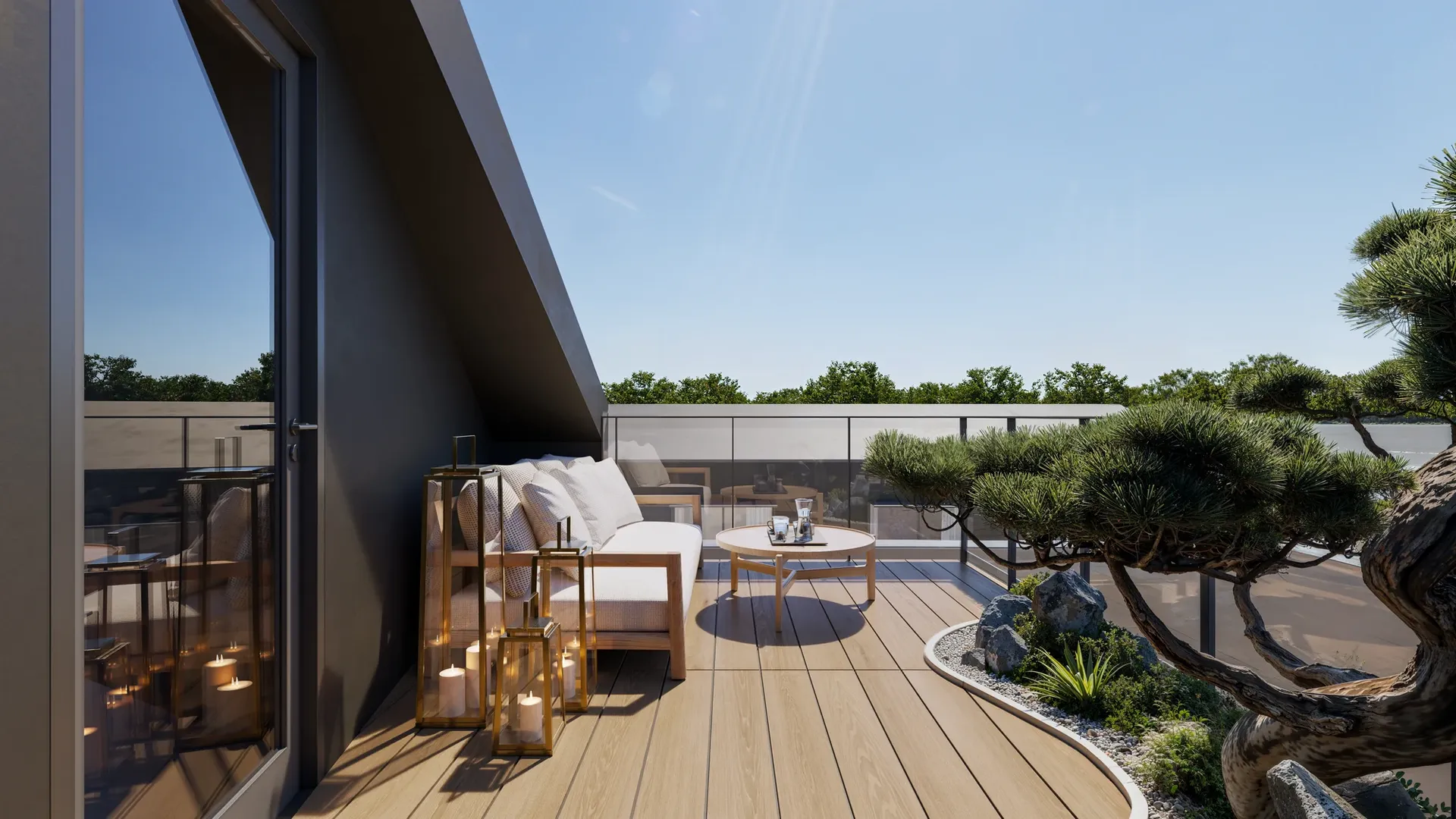 rooftop at 626-638 Thompson Avenue, Coquitlam West, Coquitlam rooftop at 626-638 Thompson Avenue, Coquitlam West, Coquitlam