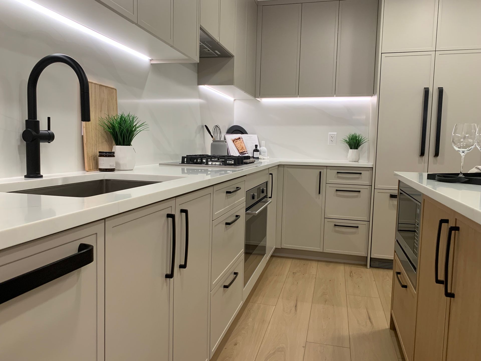 wilford 2 bed kitchen display in sun colour at 704 Delestre Avenue, Maillardville, Coquitlam wilford 2 bed kitchen display in sun colour at 704 Delestre Avenue, Maillardville, Coquitlam