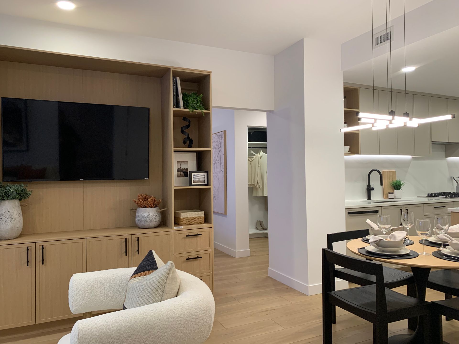 wilford living display with upgrade built-ins at 704 Delestre Avenue, Maillardville, Coquitlam wilford living display with upgrade built-ins at 704 Delestre Avenue, Maillardville, Coquitlam