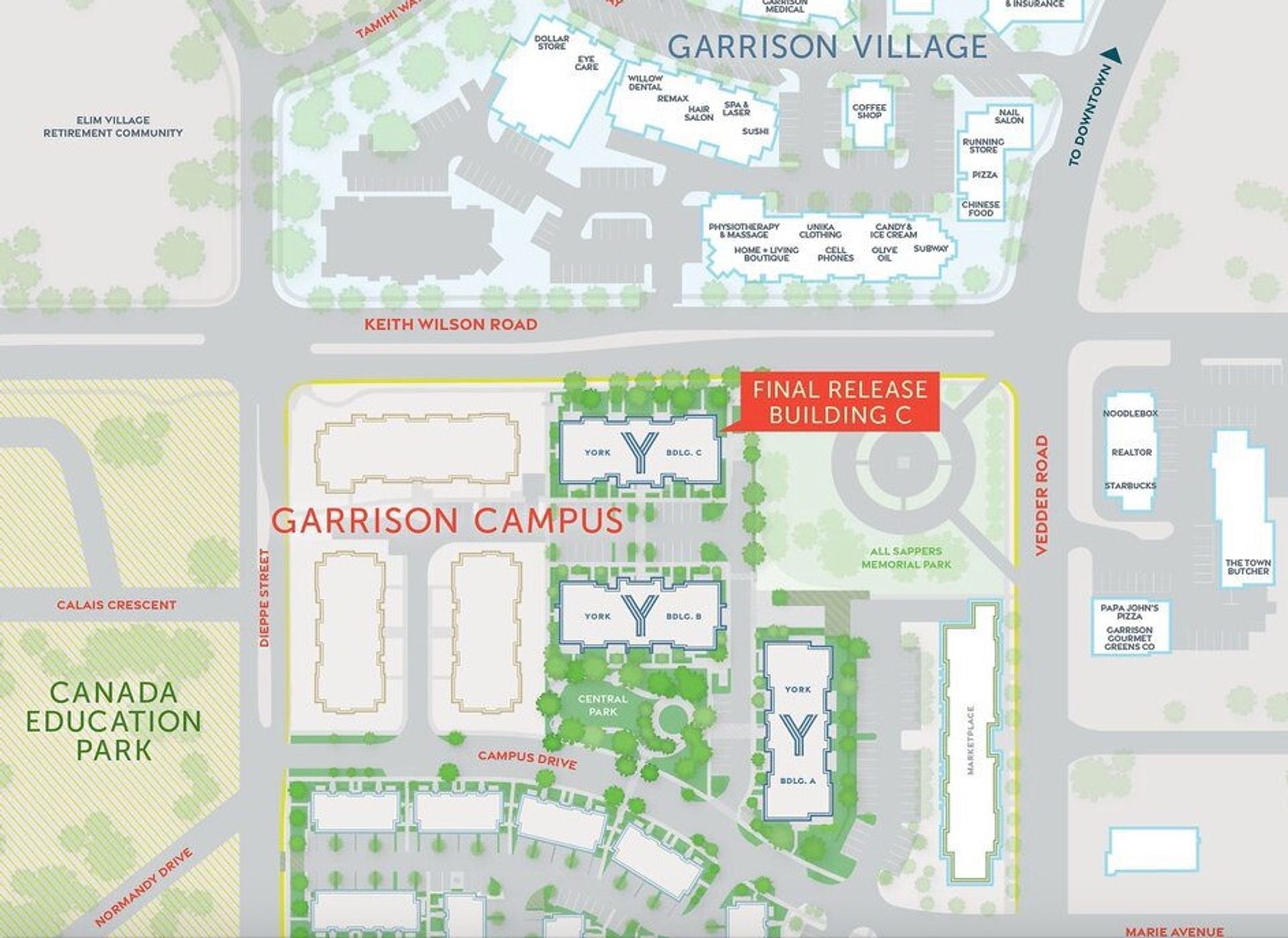 garrison-village-map at 45505 Campus Drive, Chilliwack garrison-village-map at 45505 Campus Drive, Chilliwack