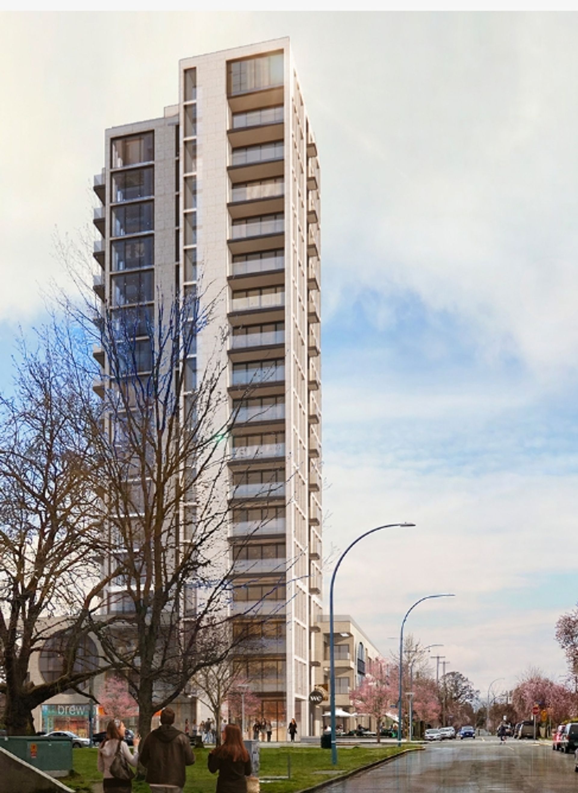 Quebec & Montreal-highrise tower rendering at 205 Quebec Street, James Bay, Victoria Quebec & Montreal-highrise tower rendering at 205 Quebec Street, James Bay, Victoria