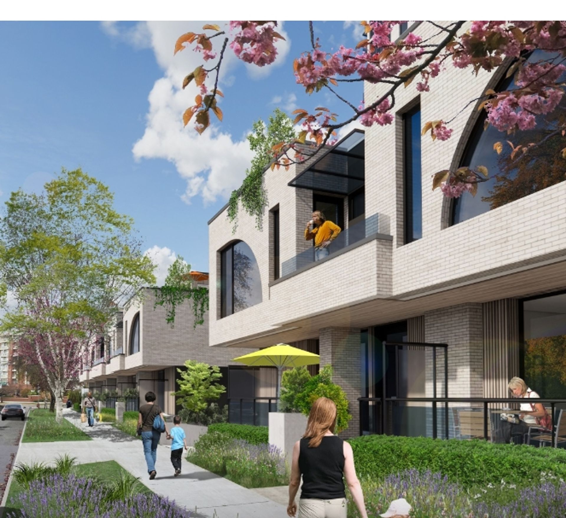 Quebec & Montreal-street view rendering at 205 Quebec Street, James Bay, Victoria Quebec & Montreal-street view rendering at 205 Quebec Street, James Bay, Victoria