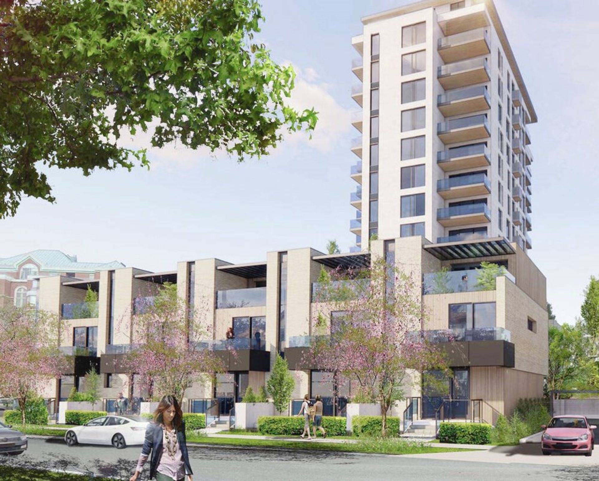 Exterior Rendering at 205 Quebec Street, James Bay, Victoria Exterior Rendering at 205 Quebec Street, James Bay, Victoria