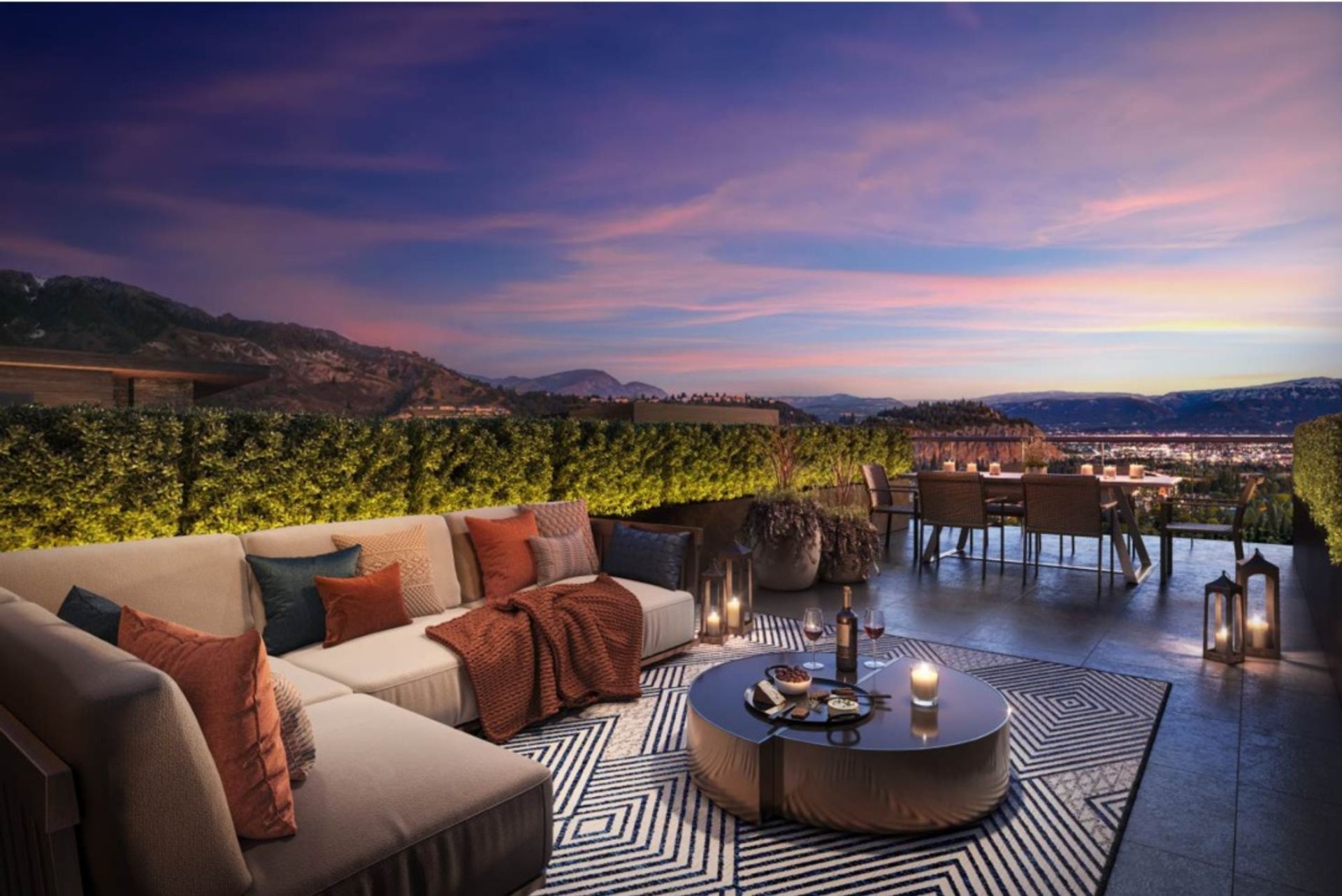 sunset-roof at 630 Boynton, Kelowna sunset-roof at 630 Boynton, Kelowna