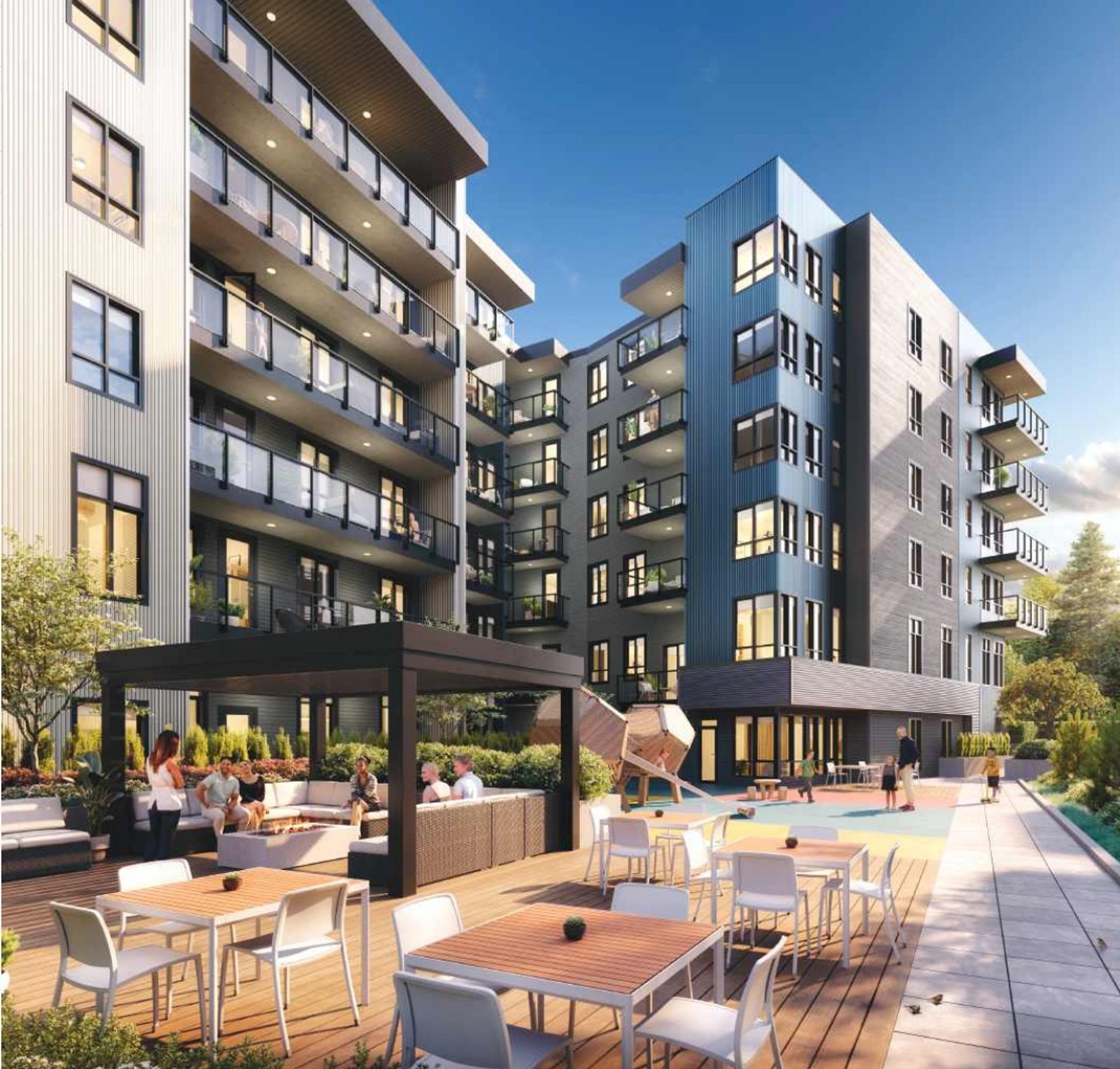 courtyard-render at 18088 72 Avenue, Surrey courtyard-render at 18088 72 Avenue, Surrey