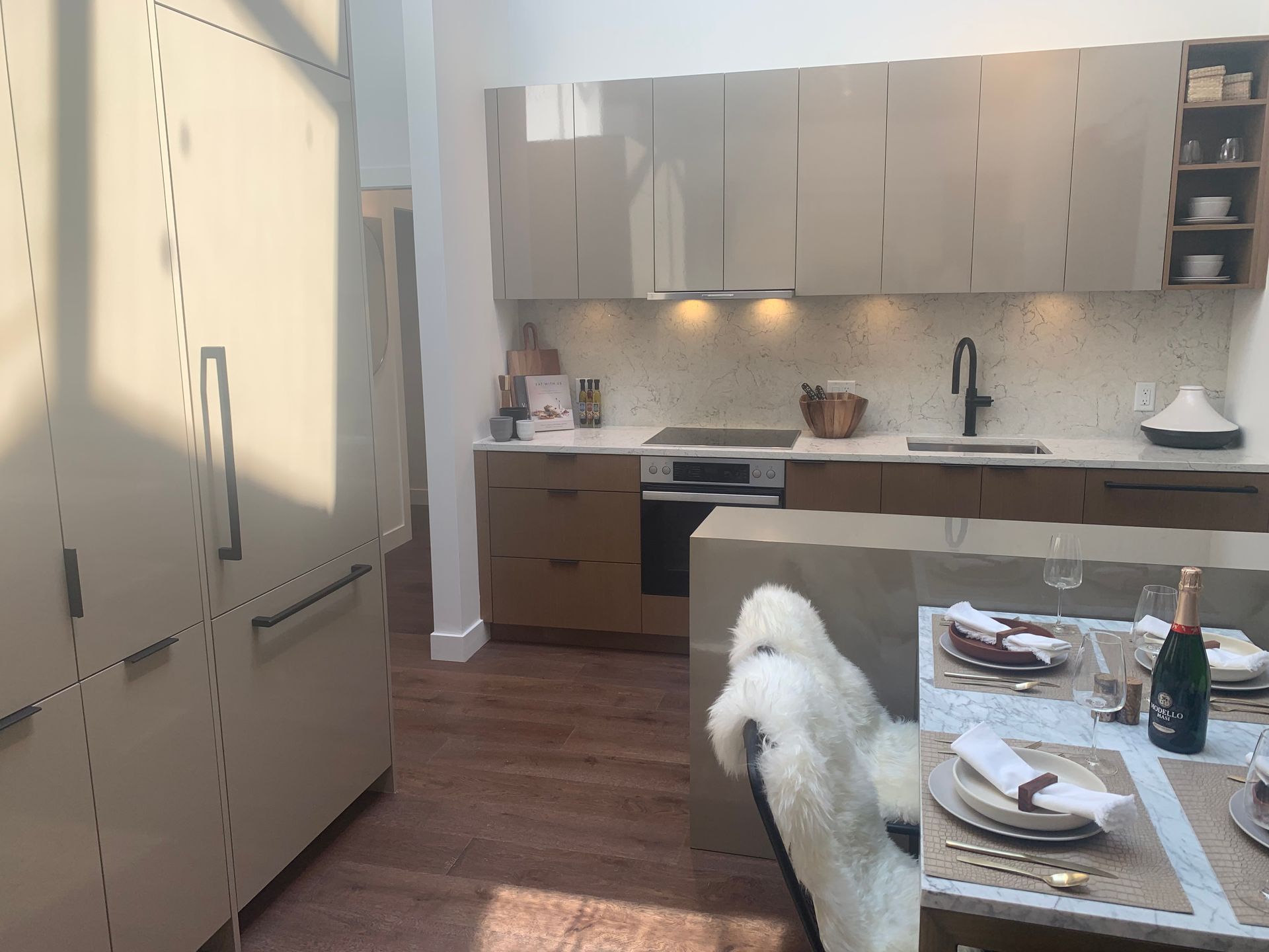 Kitchen in Cambie scheme at 828 Cambie Street, Yaletown, Vancouver West Kitchen in Cambie scheme at 828 Cambie Street, Yaletown, Vancouver West