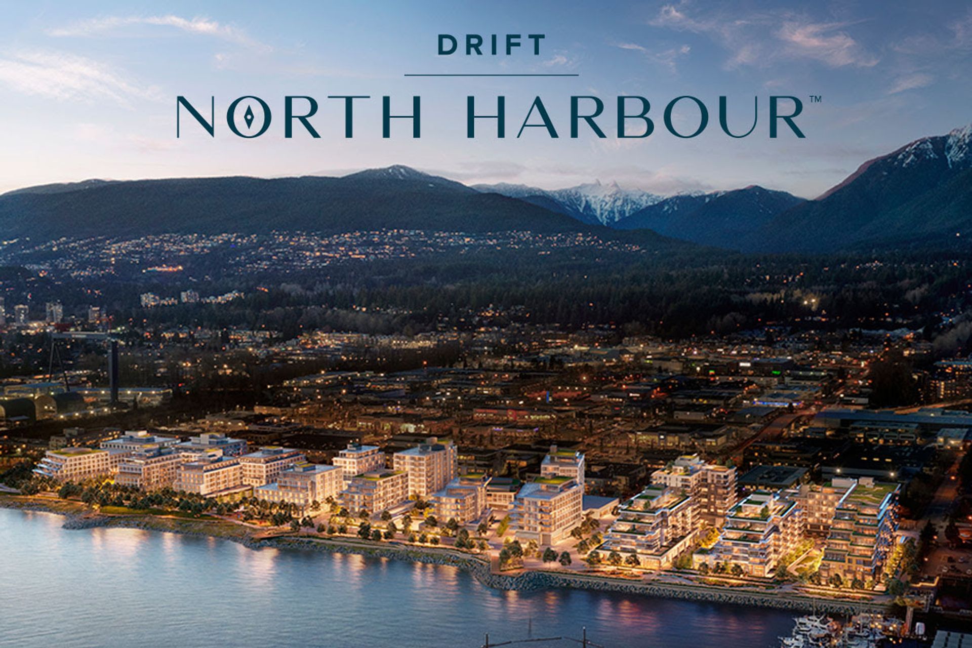drift-aerial at  Harbourside Drive, Hamilton, North Vancouver drift-aerial at  Harbourside Drive, Hamilton, North Vancouver