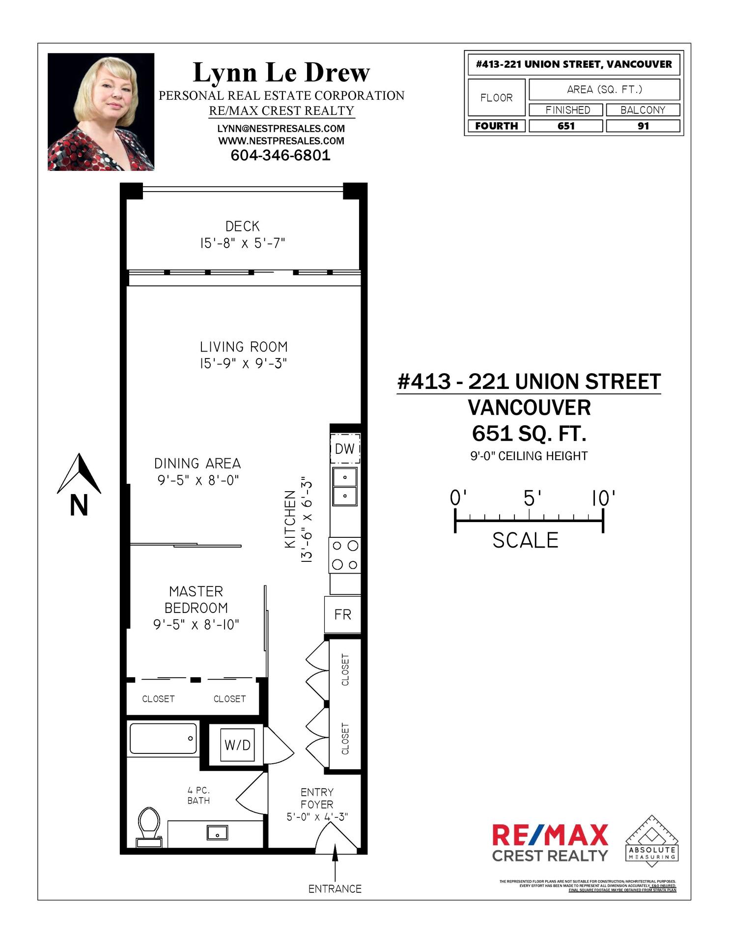 Floorplan at 413 - 221 Union Street, Mount Pleasant VE, Vancouver East Floorplan at 413 - 221 Union Street, Mount Pleasant VE, Vancouver East